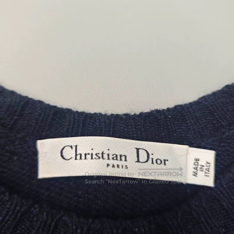 Dior Dior Dark blue gold and silver line solar pattern cashmere Size XS / US 0-2 / IT 36-38 - 5 Thumbnail