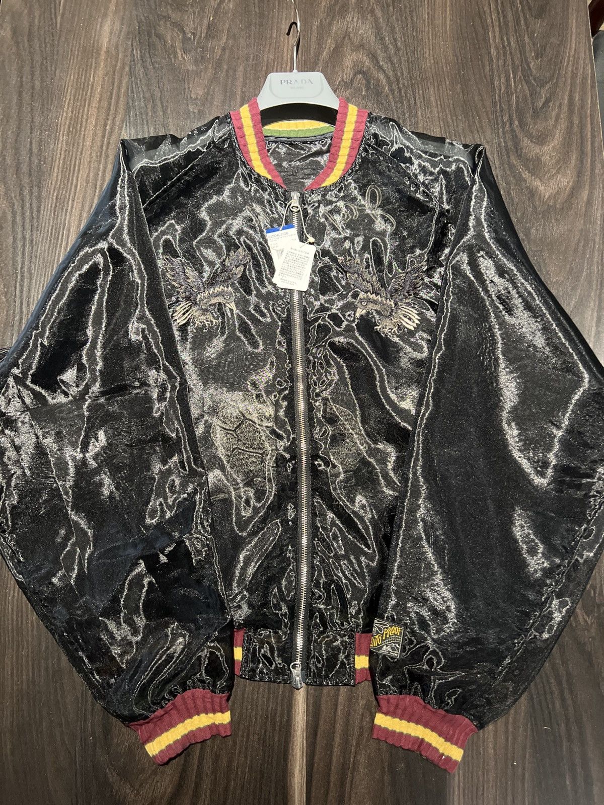 Kapital Sheer Pearl Mosquito Guard Souvenir JKT (RAVEN & SKULL) Size US XL / EU 56 / 4 - 7 Thumbnail