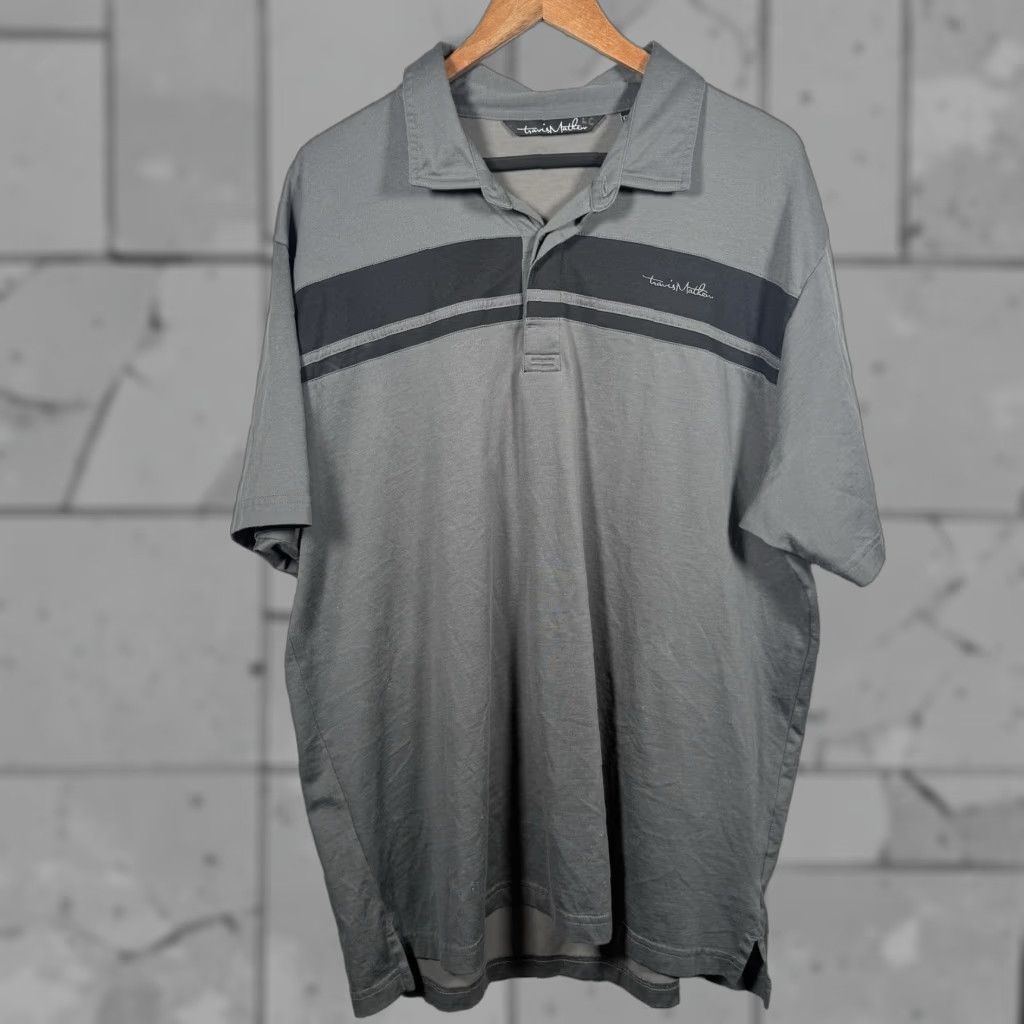TravisMathew TRAVIS MATHEW Gray Casual Polo Shirt Adult XXL Mens Size US XXL / EU 58 / 5 - 1 Thumbnail
