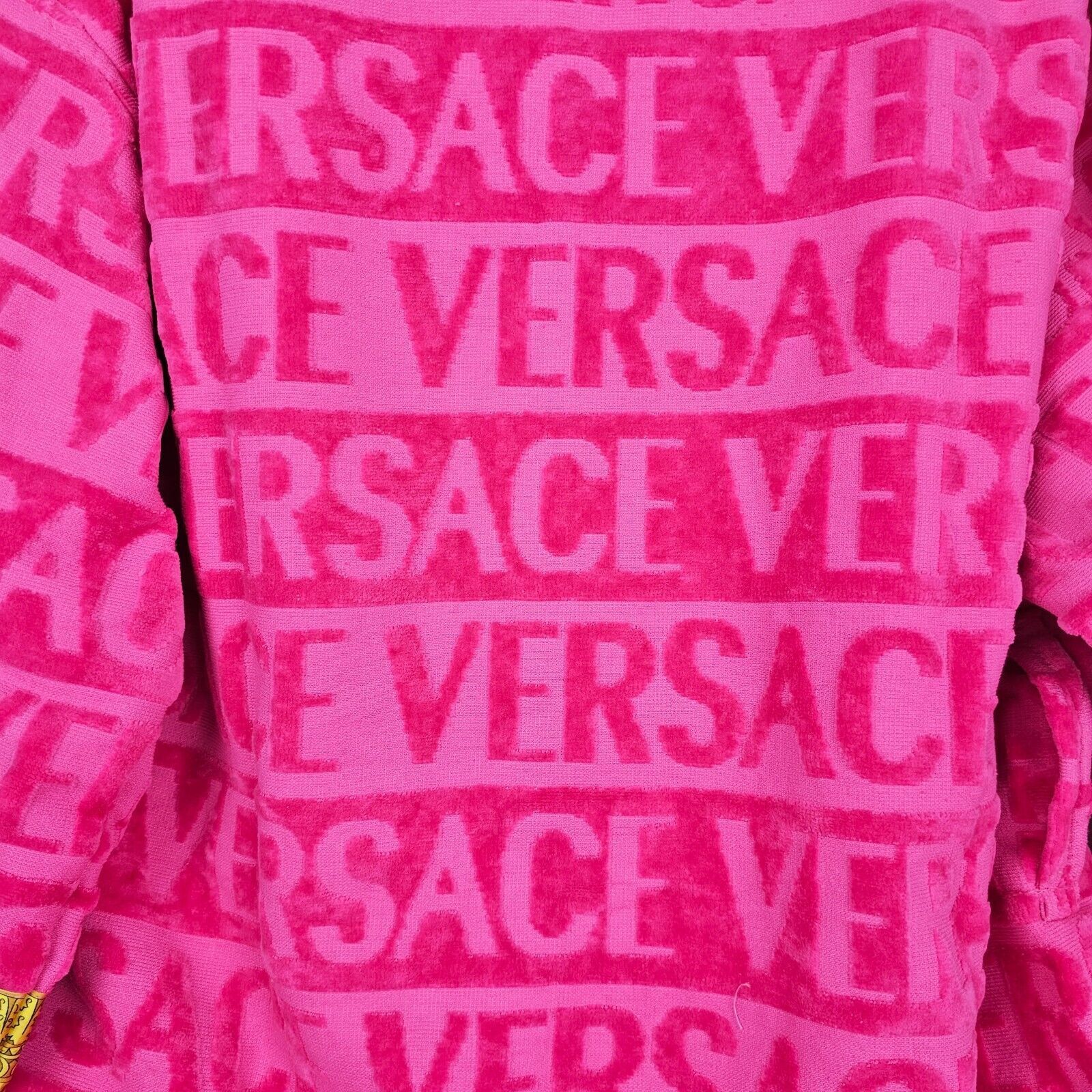 Versace Versace Baroque Print Pink Long Bathrobe New M Size US M / EU 48-50 / 2 - 5 Thumbnail