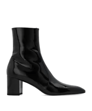 Saint Laurent Paris oc11z1125 756091 XIV Boots in Patent Leather in Black Size US 6.5 / EU 39-40 - 1 Thumbnail