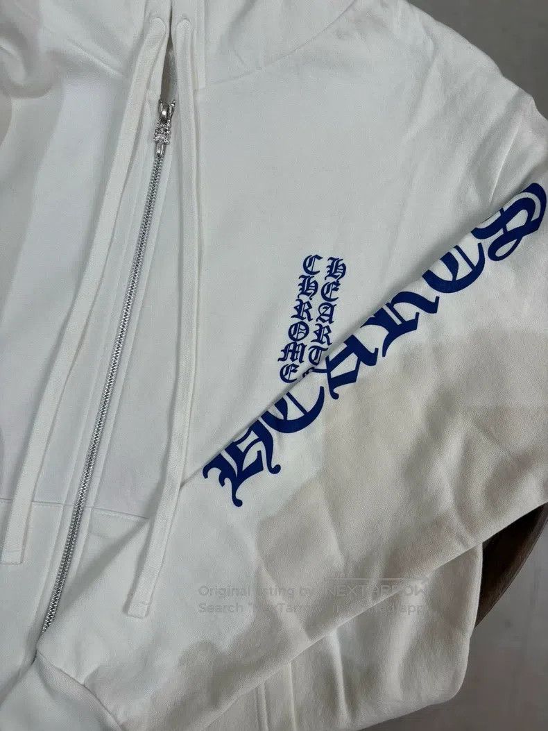 Chrome Hearts CHROME HEARTS Size M Blue Sanskrit white and blue letter ar Size US M / EU 48-50 / 2 - 3 Thumbnail