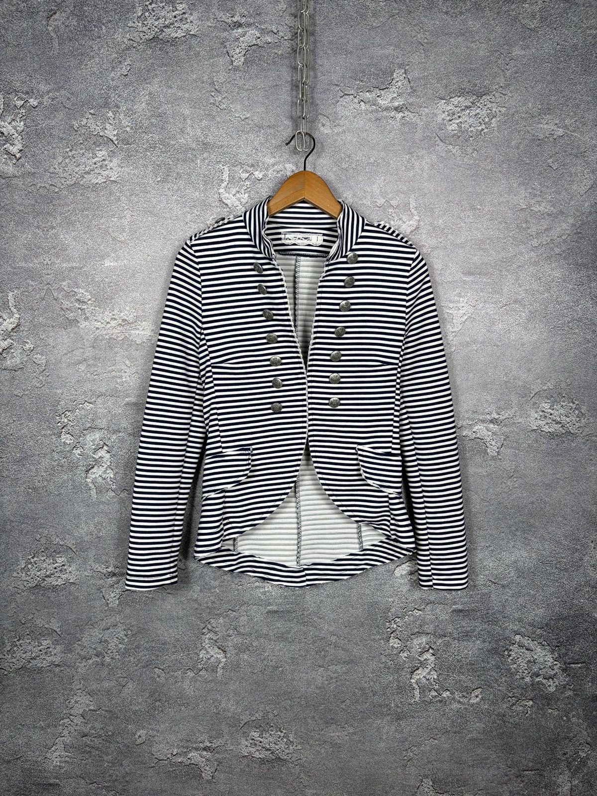 Hysteric Glamour Vintage Military Napoleon Y2K Gothic Blazer Balmain Style Size S / US 4 / IT 40 - 1 Thumbnail