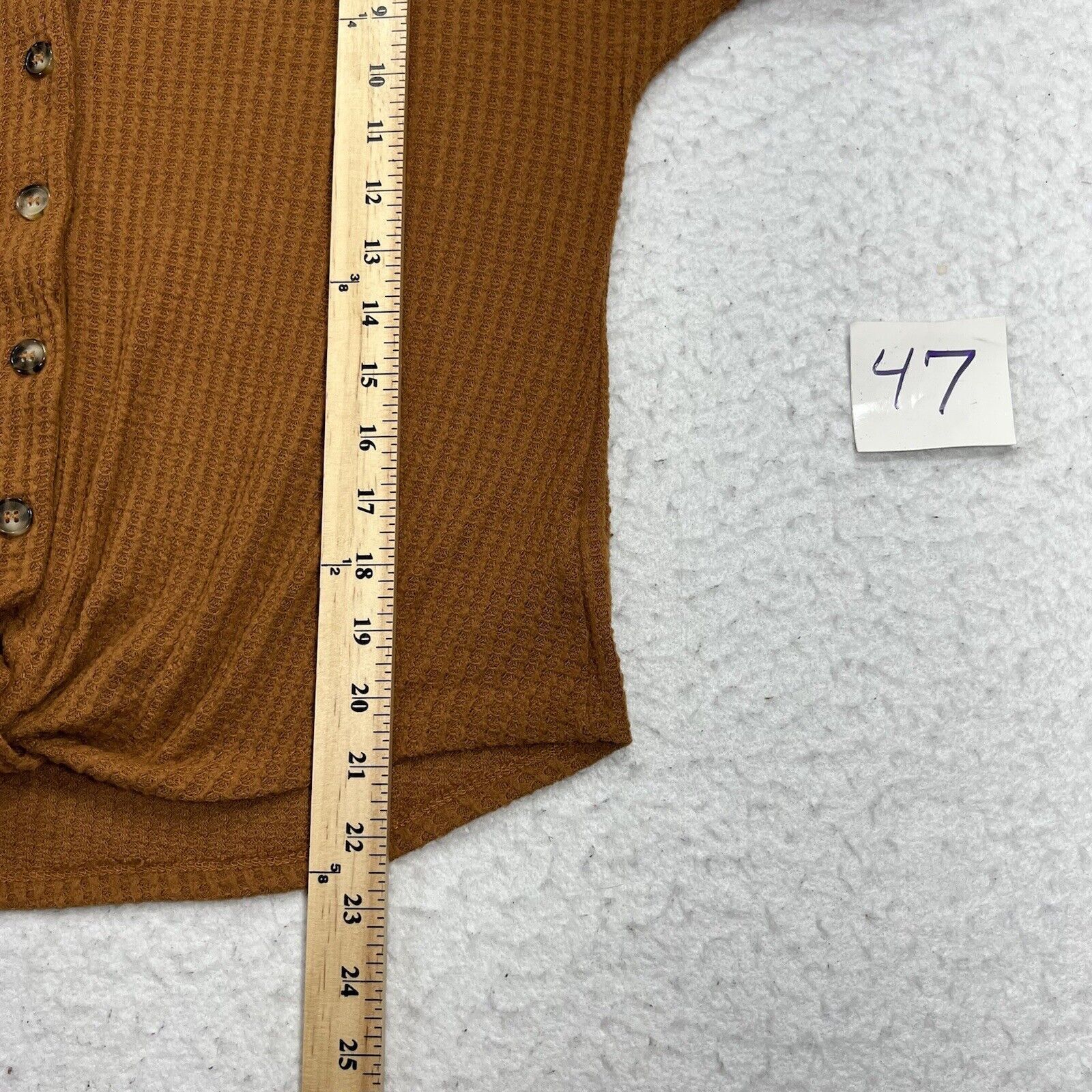 Other Another Reason Small Button Down Orange Sweater Tie Front Size S / US 4 / IT 40 - 12 Thumbnail