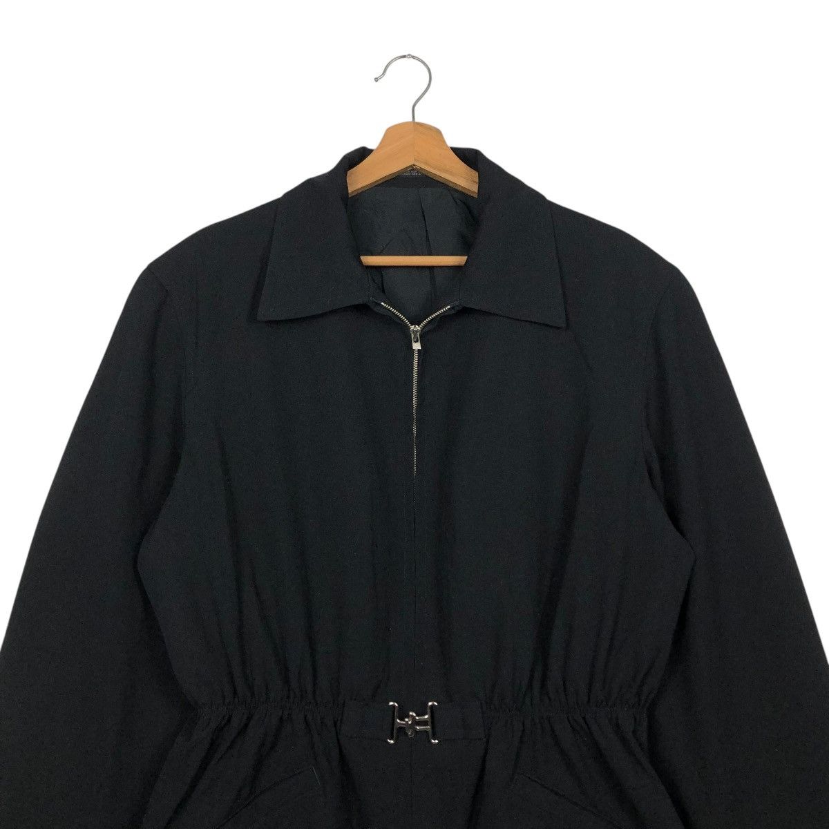 Yohji Yamamoto 🔥RICH BLACK VINTAGE 80’s YOHJI YAMAMOTO POUR HOMME BUCKLE M Size US M / EU 48-50 / 2 - 2 Thumbnail