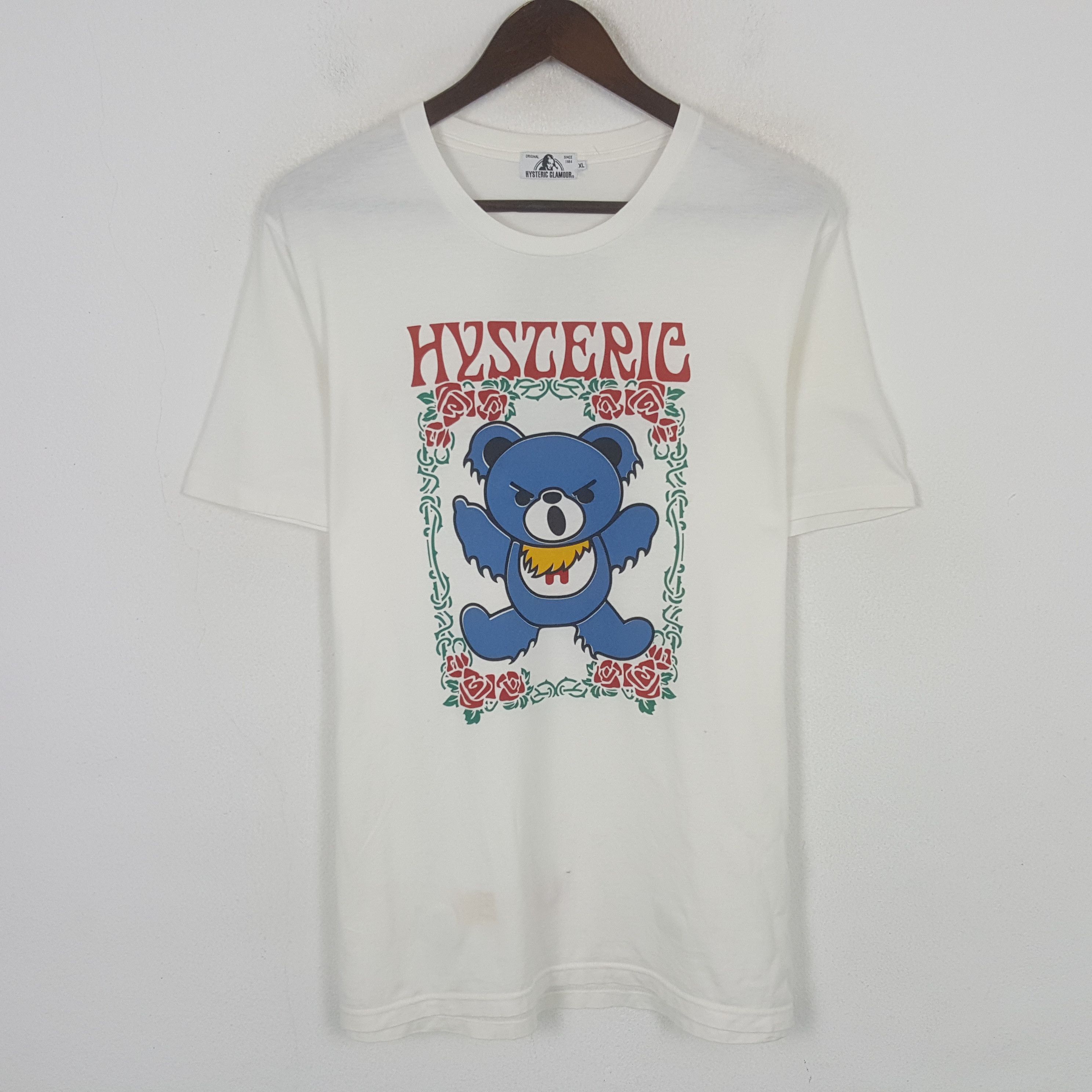 Hysteric Glamour Vintage Hysteric Glamour Bear Japanese Tshirt Size US M / EU 48-50 / 2 - 1 Thumbnail