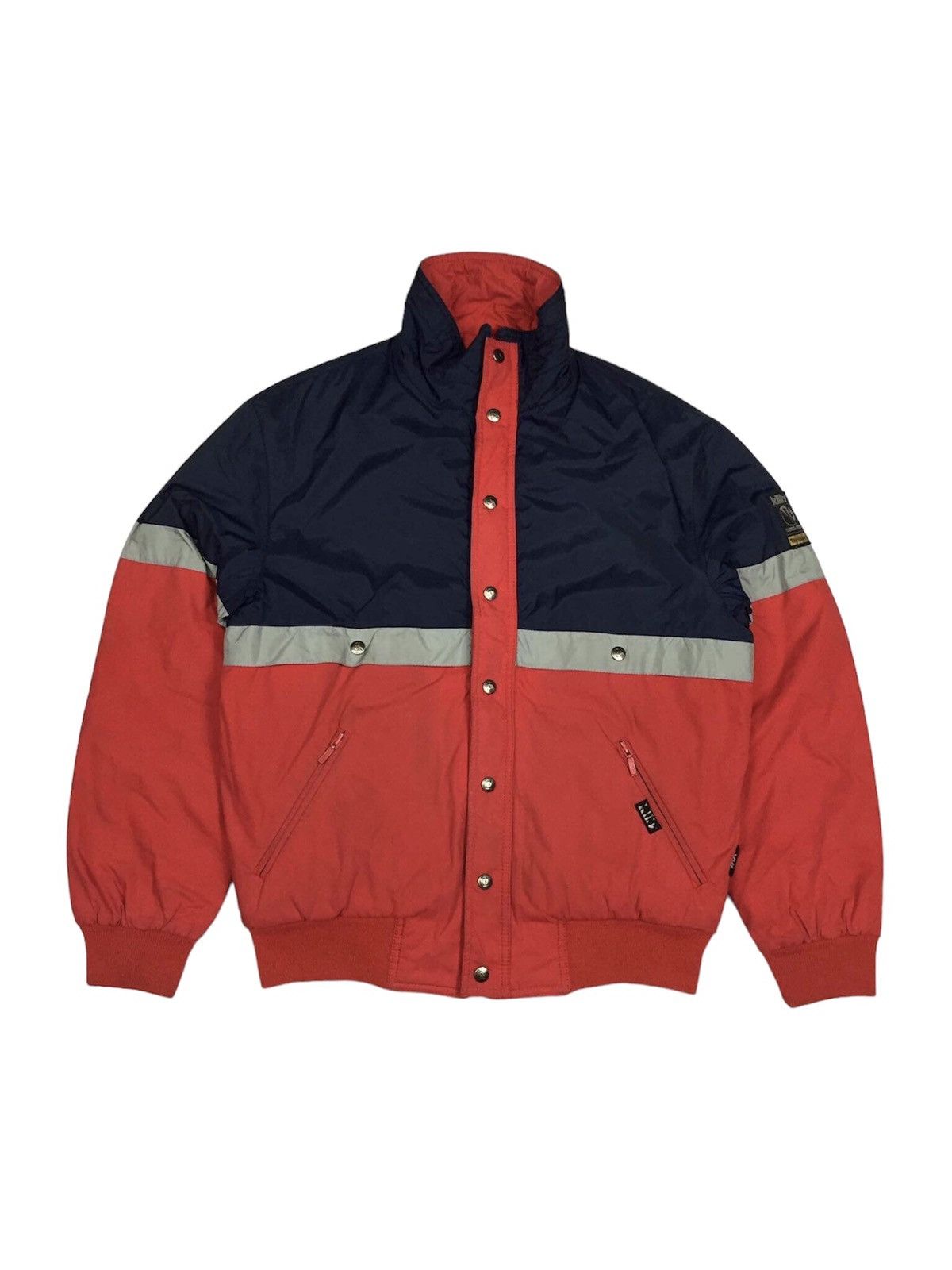 image of Vintage Killy Designed By Asics Gore-Tex Ski Jacket in Blue Red, Men's (Size Medium)