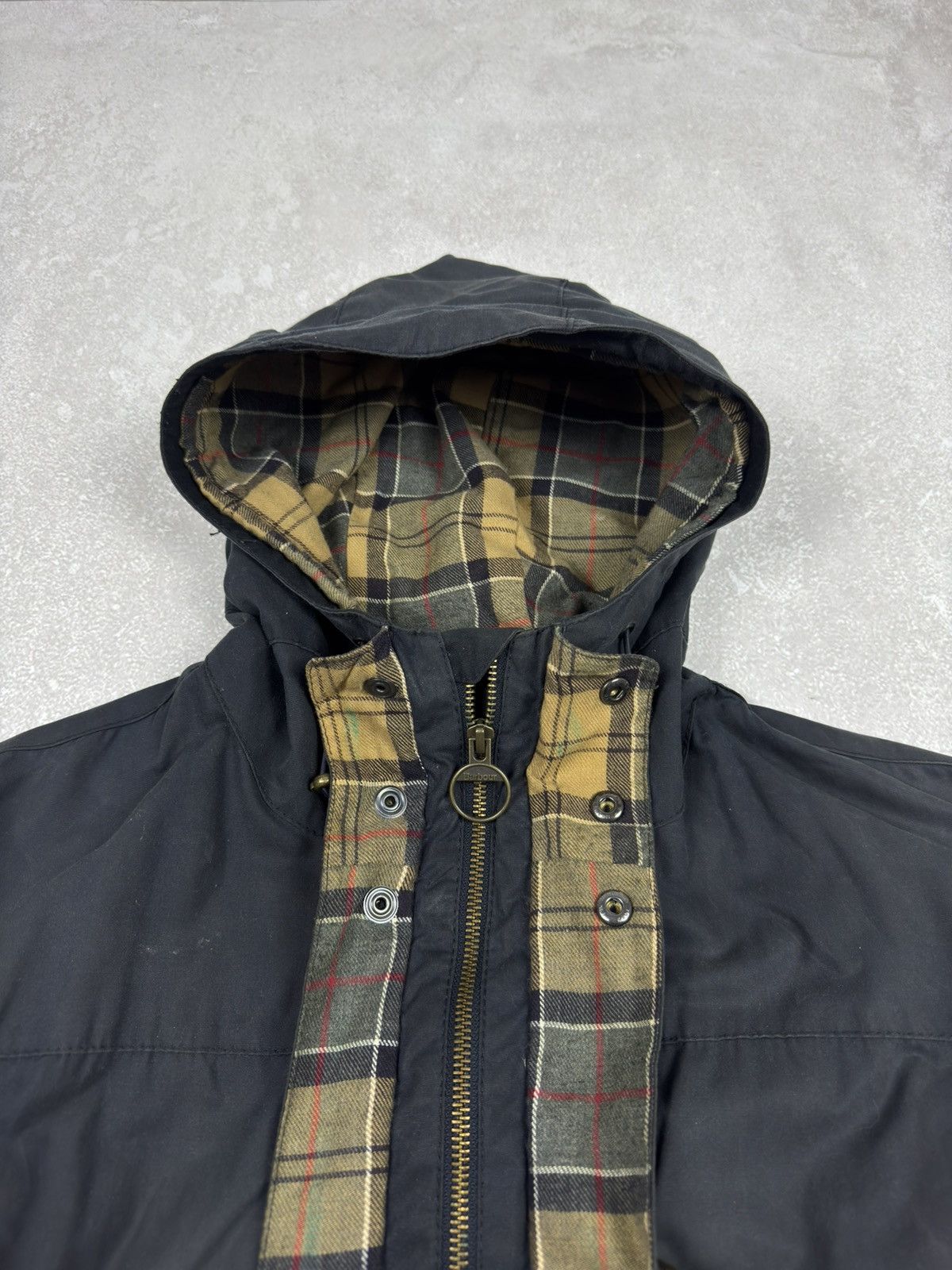 Barbour Vintage Barbour Waxed Parkas Jacket Navy Blue size XL Size US XL / EU 56 / 4 - 3 Thumbnail