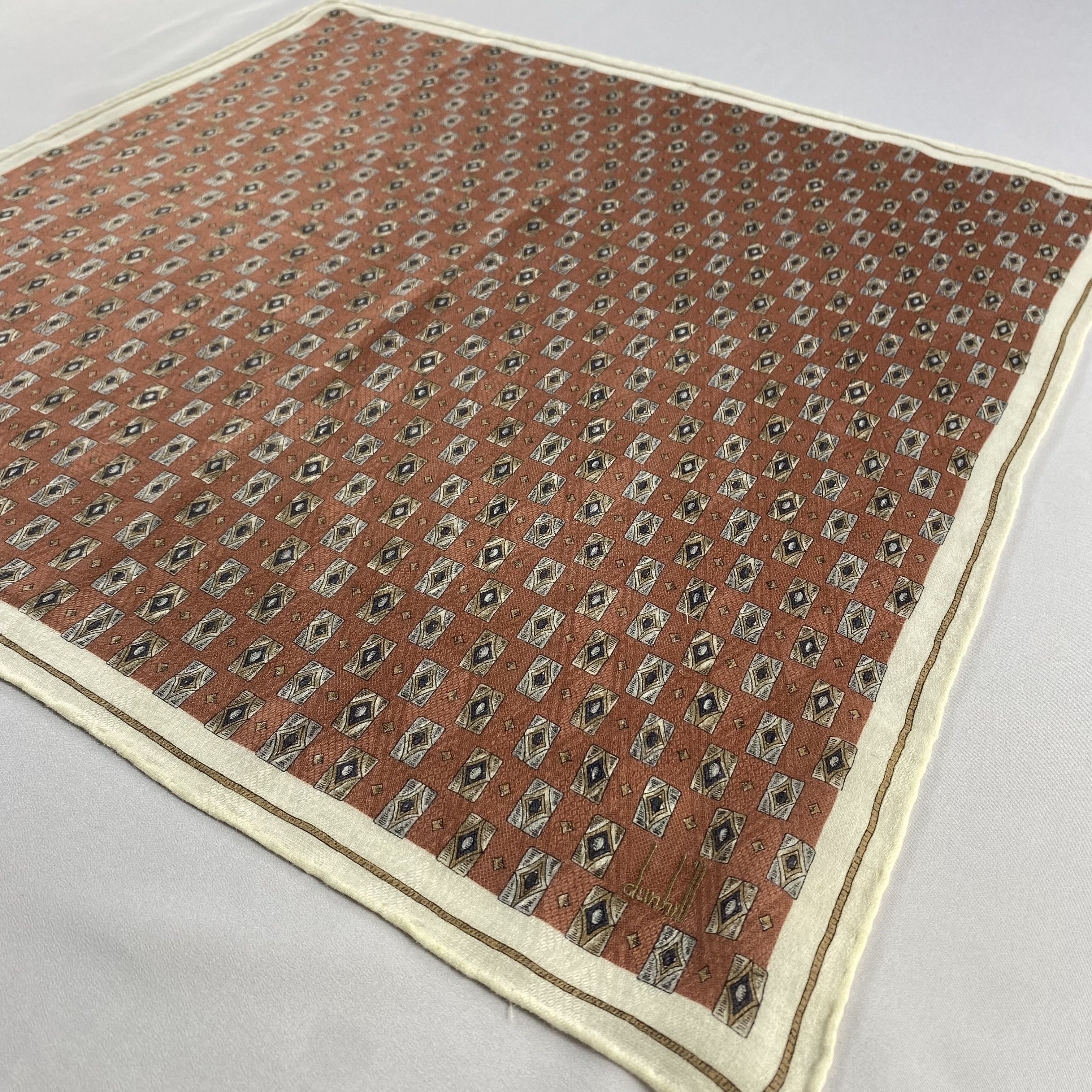 Alfred Dunhill × Vintage Alfred Dunhill Handkerchief / Neckerchief / Bandana-P543 Size ONE SIZE - 2 Thumbnail