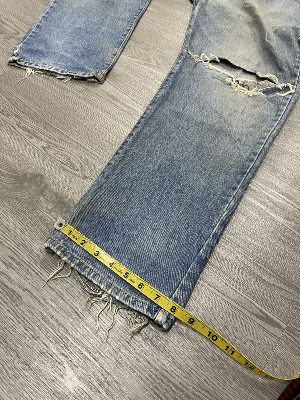 Stussy Stussy Made In USA grunge distressed denim Size US 33 - 16 Thumbnail