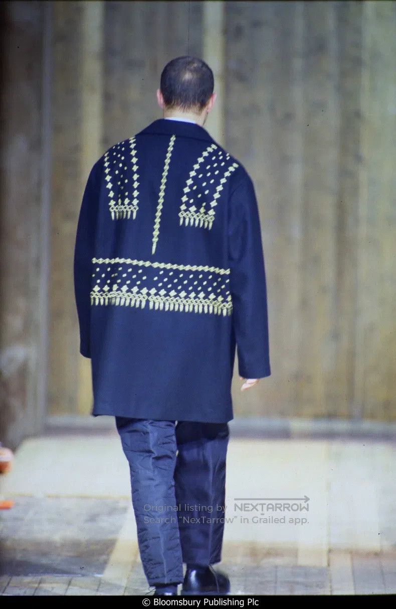 Yohji Yamamoto Yohji Yamamoto Full-Back Embroidered Long Coat Size US S / EU 44-46 / 1 - 3 Thumbnail