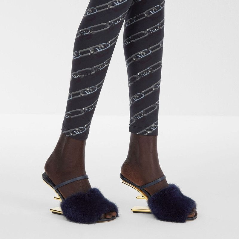 Fendi o1s1wg110226 First Mules in Black Size US 6 / IT 36 - 5 Thumbnail