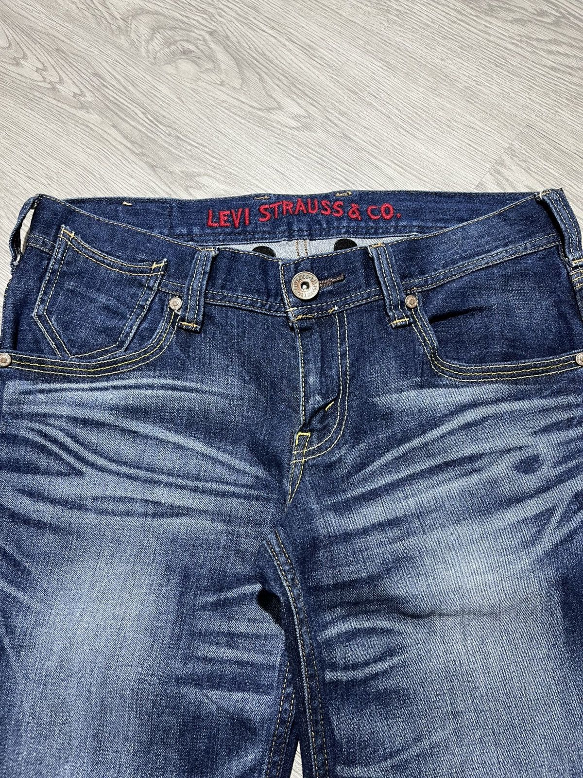 Japanese Brand Vintage Levis Buckleback Bootcut Clawmark Flared Jeans Pants Size US 30 / EU 46 - 7 Thumbnail