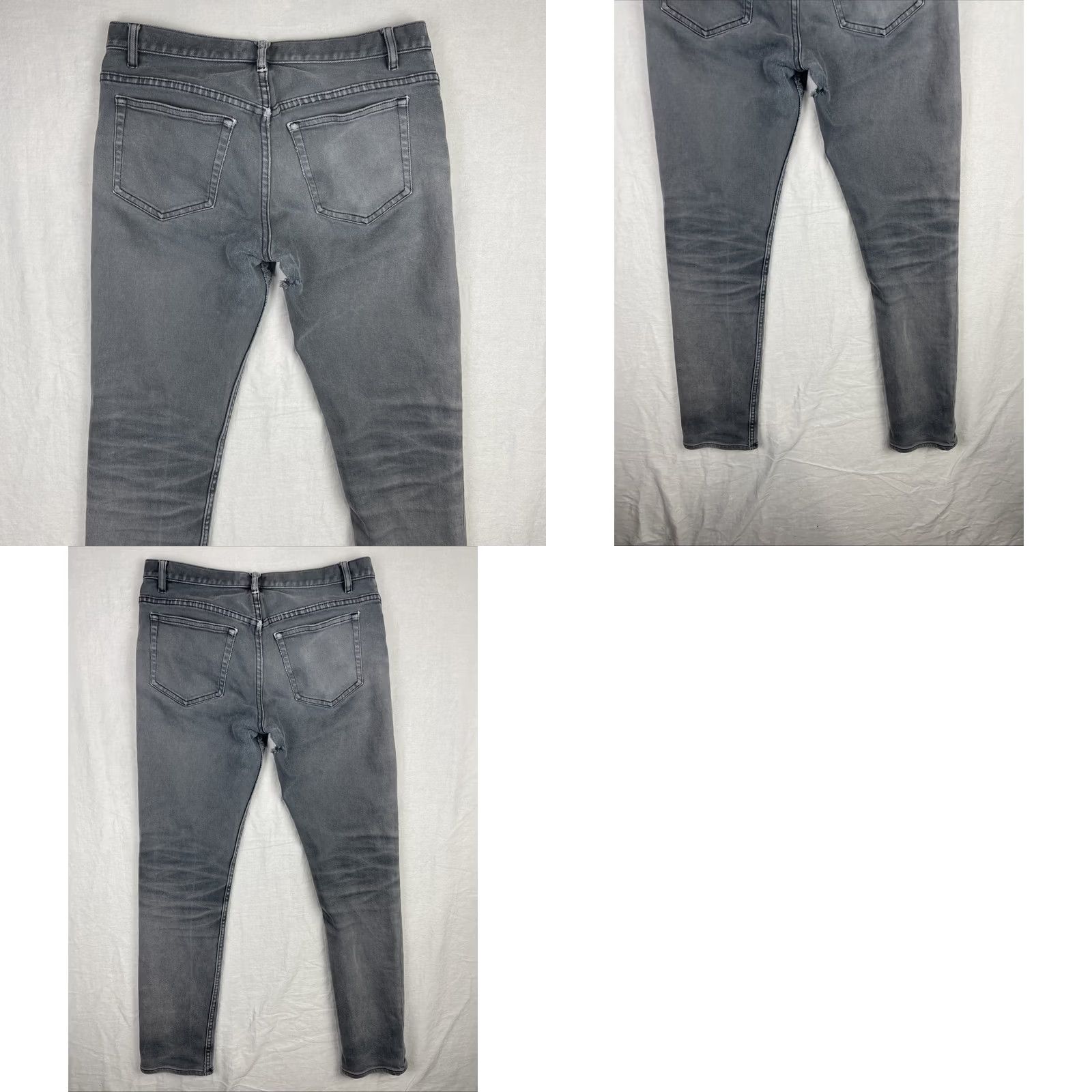 A.P.C. APC Jeans Mens 29x29 Black Petit Standard Button Fly Slim Droit Etroit Pants Size US 29 - 9 Thumbnail