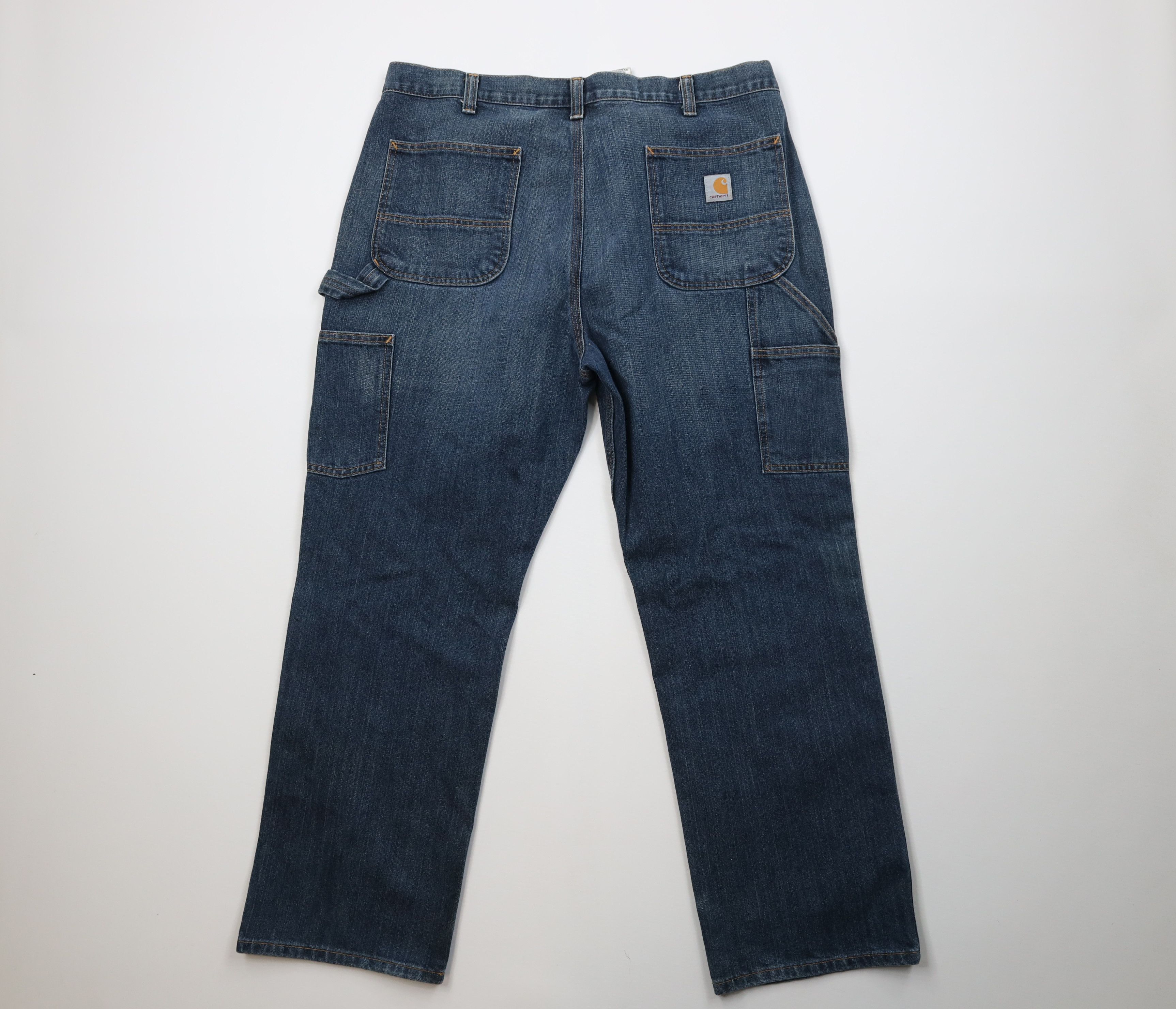 Carhartt Vintage Y2K Carhartt Relaxed Fit Wide Leg Denim Jeans Blue Size US 40 / EU 56 - 8 Thumbnail