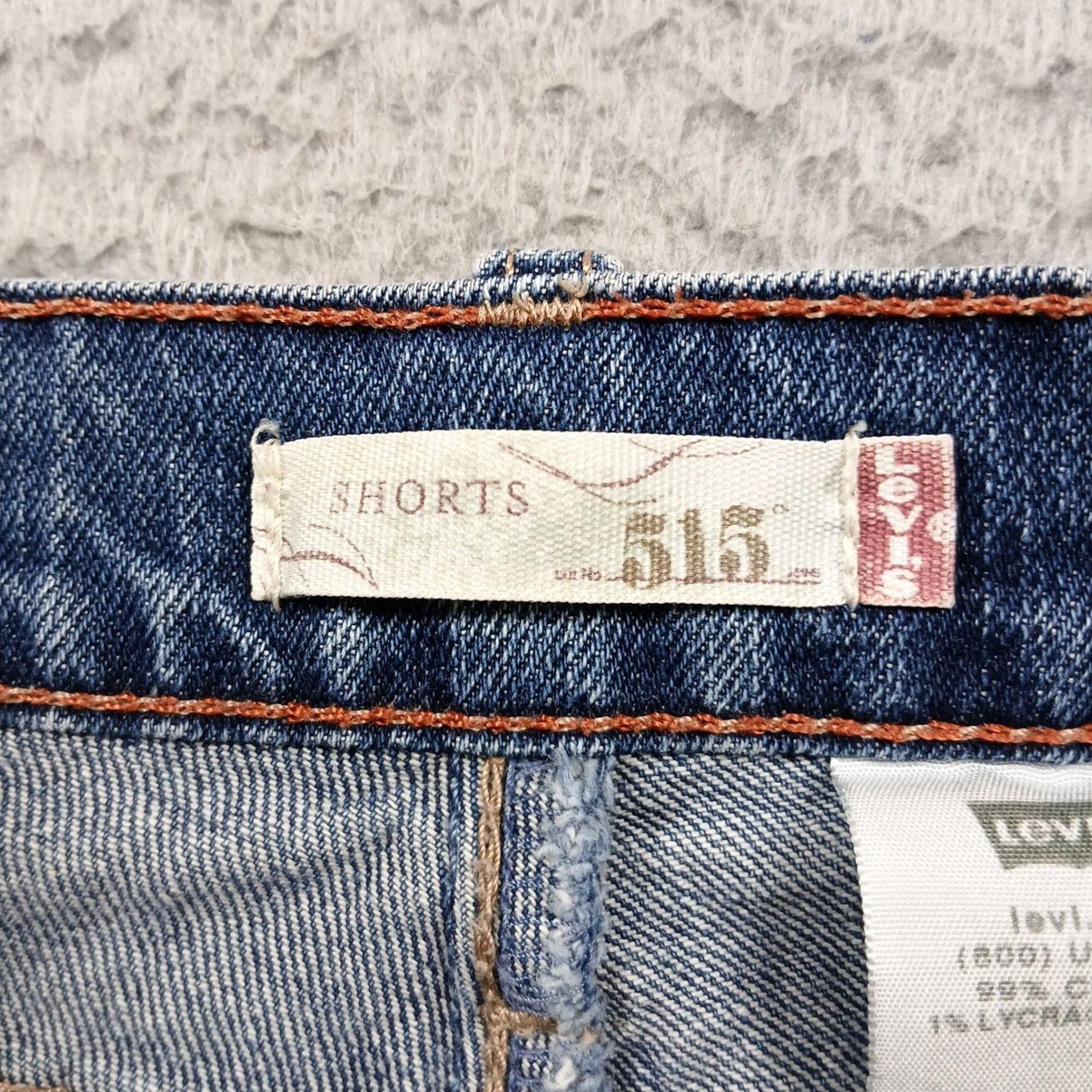 Levi's Levi's 515 Denim Shorts Womens 6 Blue Jean Stretch Cuffed Mid-Rise Bermuda Size 28" / US 6 / IT 42 - 5 Thumbnail