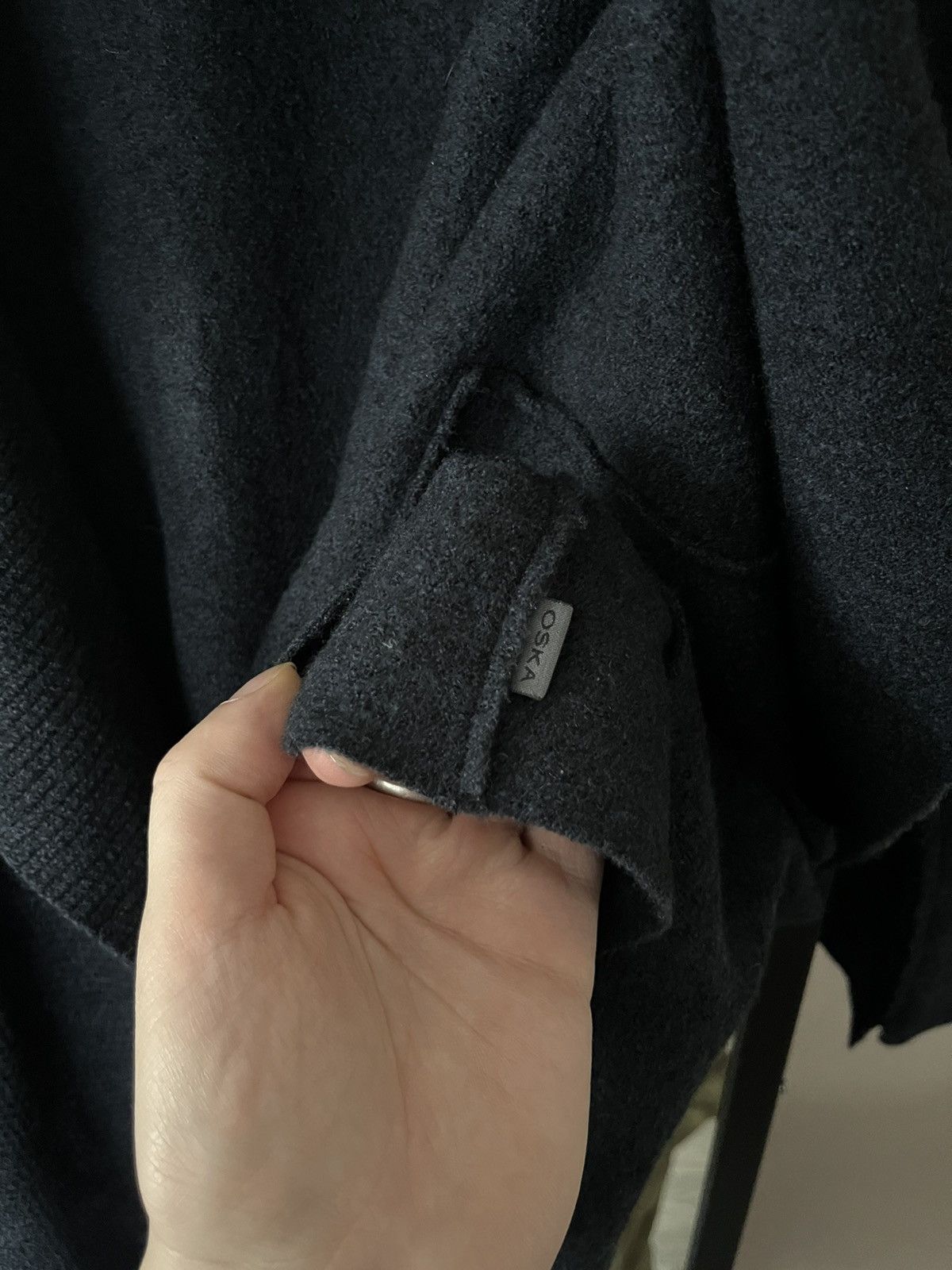 OSKA Oska Avant garde Boiled Wool Open Front coat Jacket Size 1 Size S / US 4 / IT 40 - 7 Thumbnail