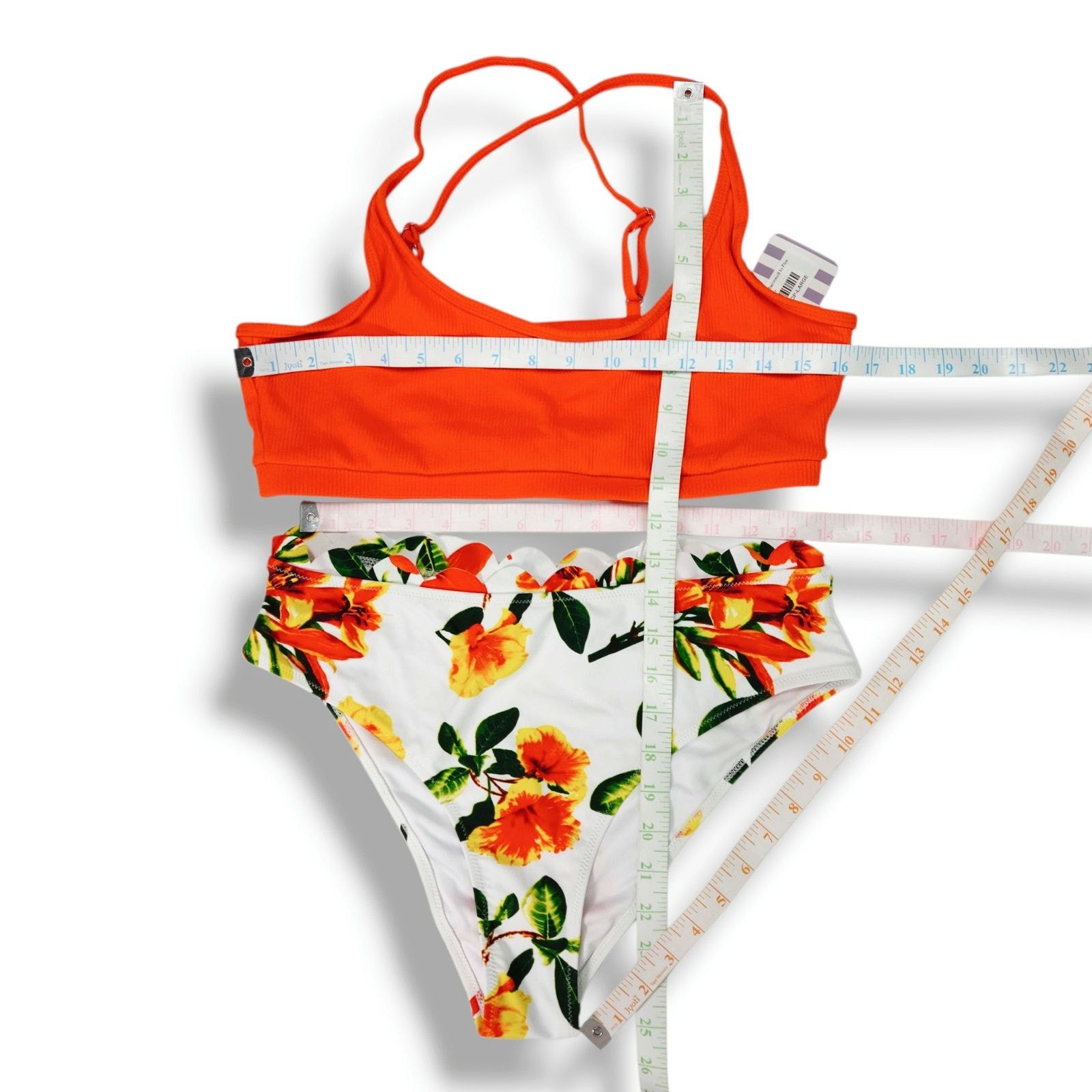Other Double Zero Top L + Cupshe Bottoms L NWT Swim Set Two Piece Size ONE SIZE - 5 Thumbnail