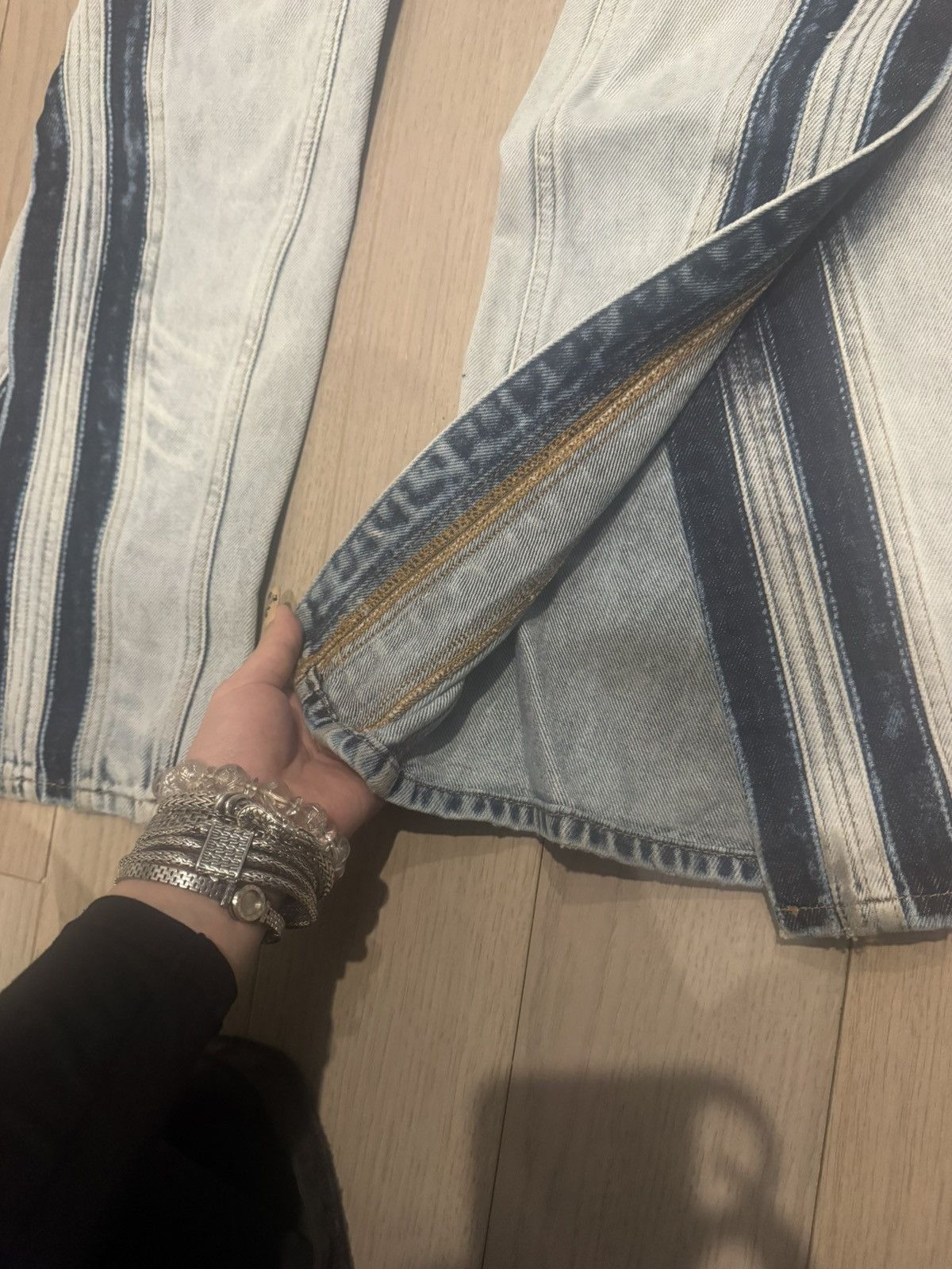 Other Koché Flared Jeans Size 26" / US 2 / IT 38 - 6 Thumbnail