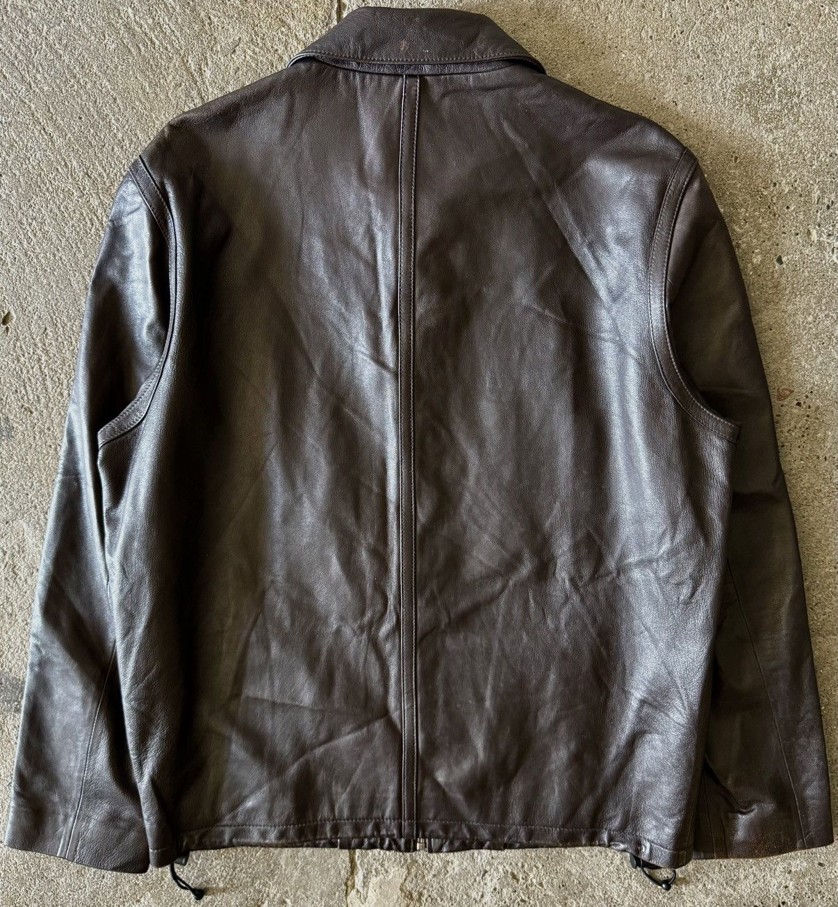 Balenciaga Balenciaga - 1997 -Nicolas Ghesquière -Zip Up Leather Jacket Size US M / EU 48-50 / 2 - 15 Thumbnail