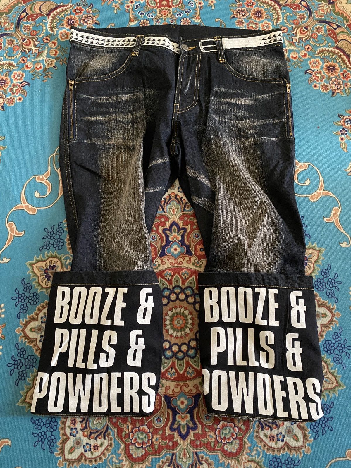 PPFM Japanese Brand PPFM J Leg Design Denim Size US 33 - 7 Thumbnail