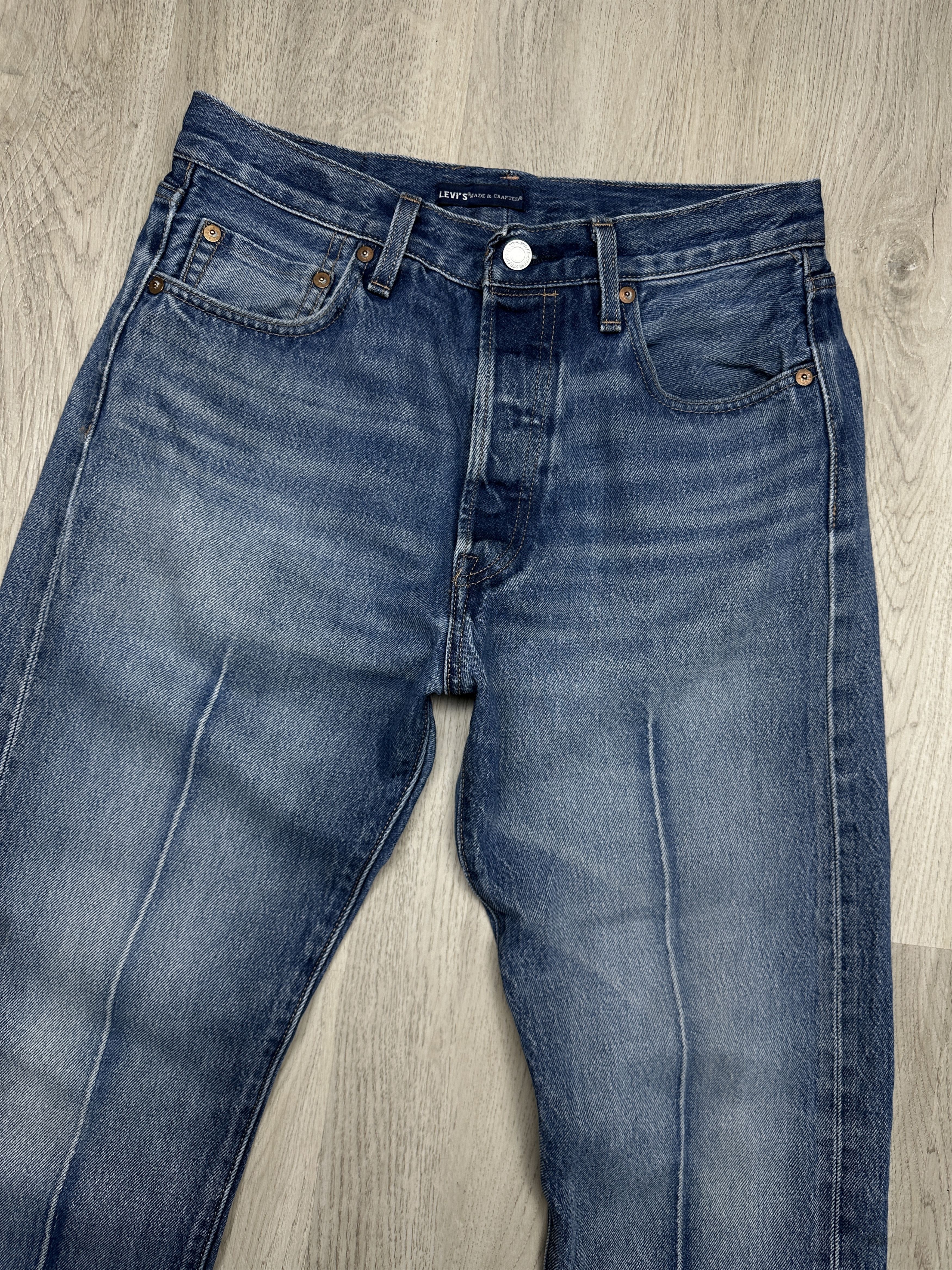 Levi's Levi's 512 Made & Crafted Mens Salvage Denim Pants Jeans Size US 30 / EU 46 - 7 Thumbnail