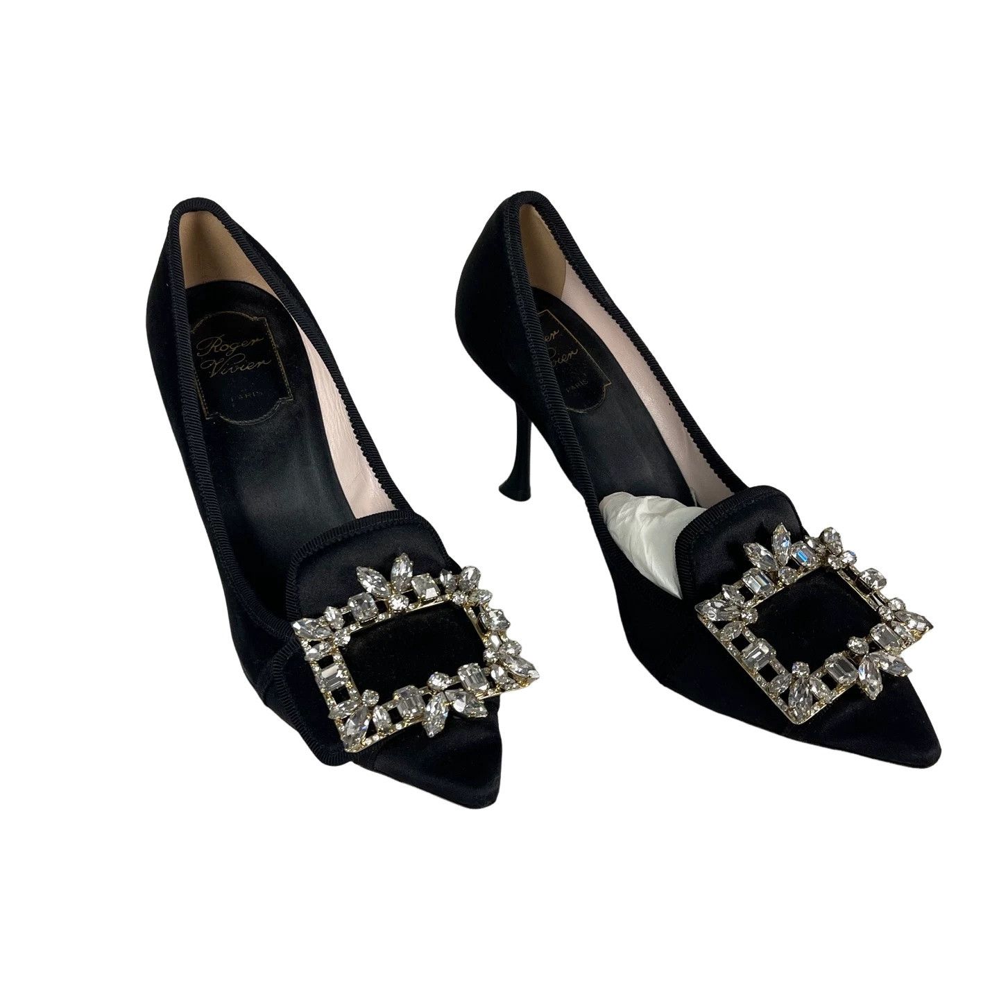 Roger Vivier Roger Vivier Crystal Buckle Heels Size 36.5 Size US 6.5 / IT 36.5 - 1 Thumbnail