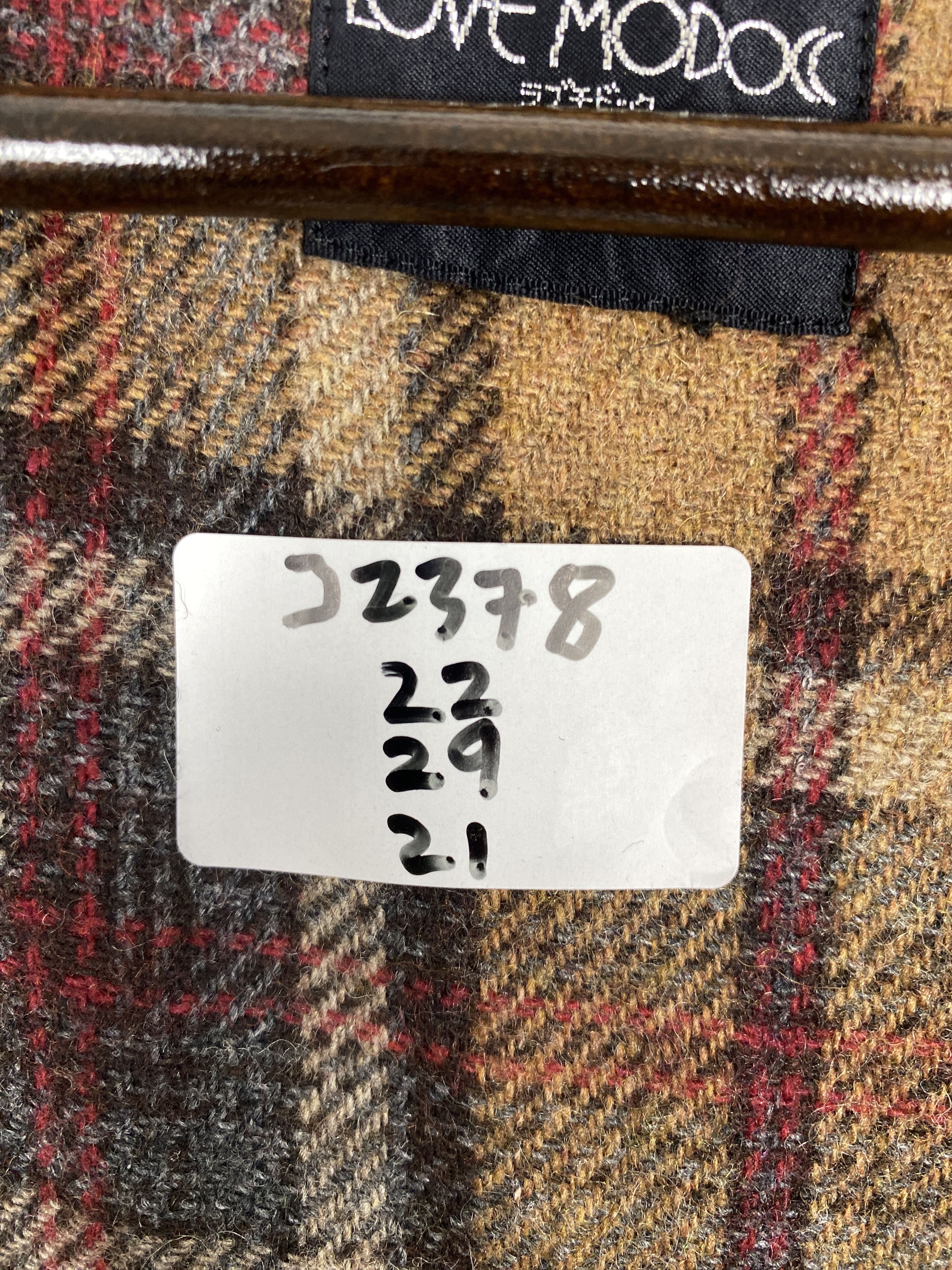 Japanese Brand Vintage Love Modoc Flannel Lining Jacket J2378 Size US S / EU 44-46 / 1 - 10 Thumbnail