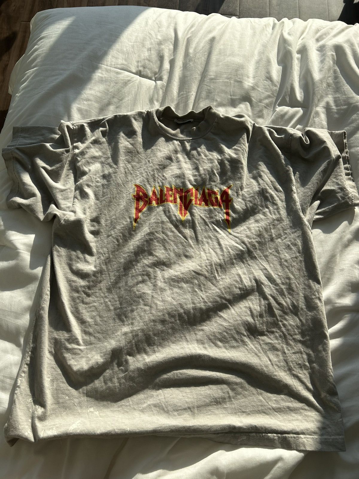 Balenciaga Grey balenciaga tshirt Size US L / EU 52-54 / 3 - 1 Thumbnail