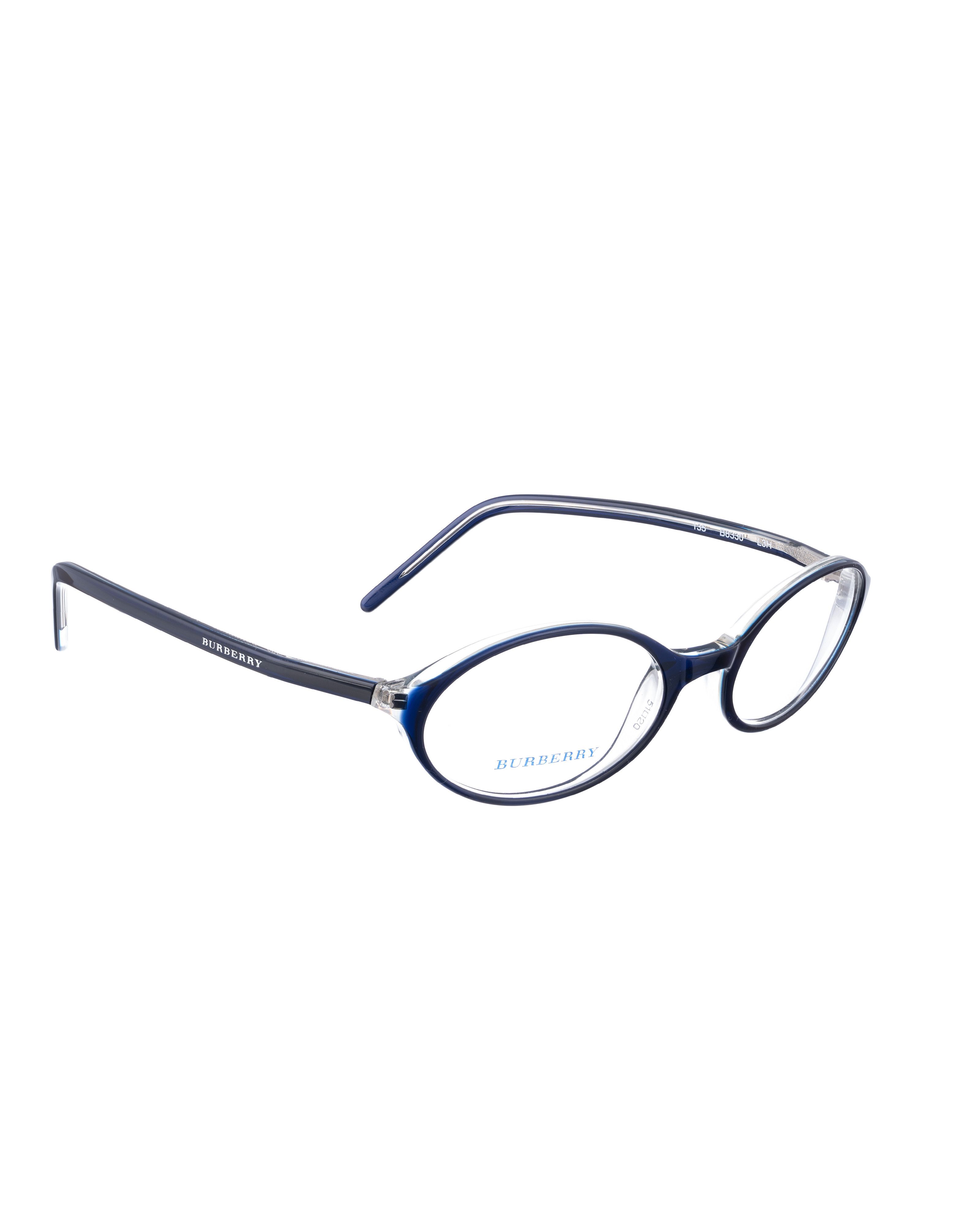 Burberry Burberry 90s Navy Blue Oval Glasses Size ONE SIZE - 1 Thumbnail