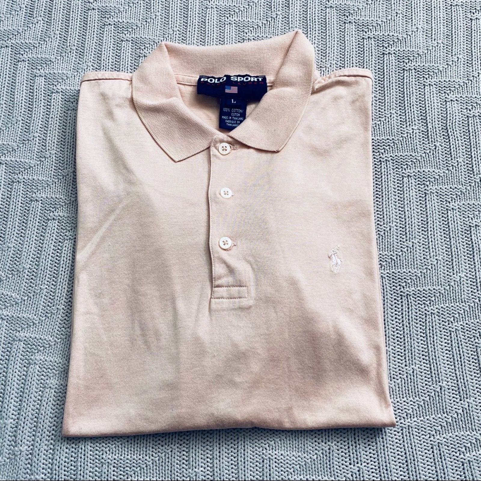 Polo Ralph Lauren Vintage Polo Sport polo Size US L / EU 52-54 / 3 - 1 Thumbnail