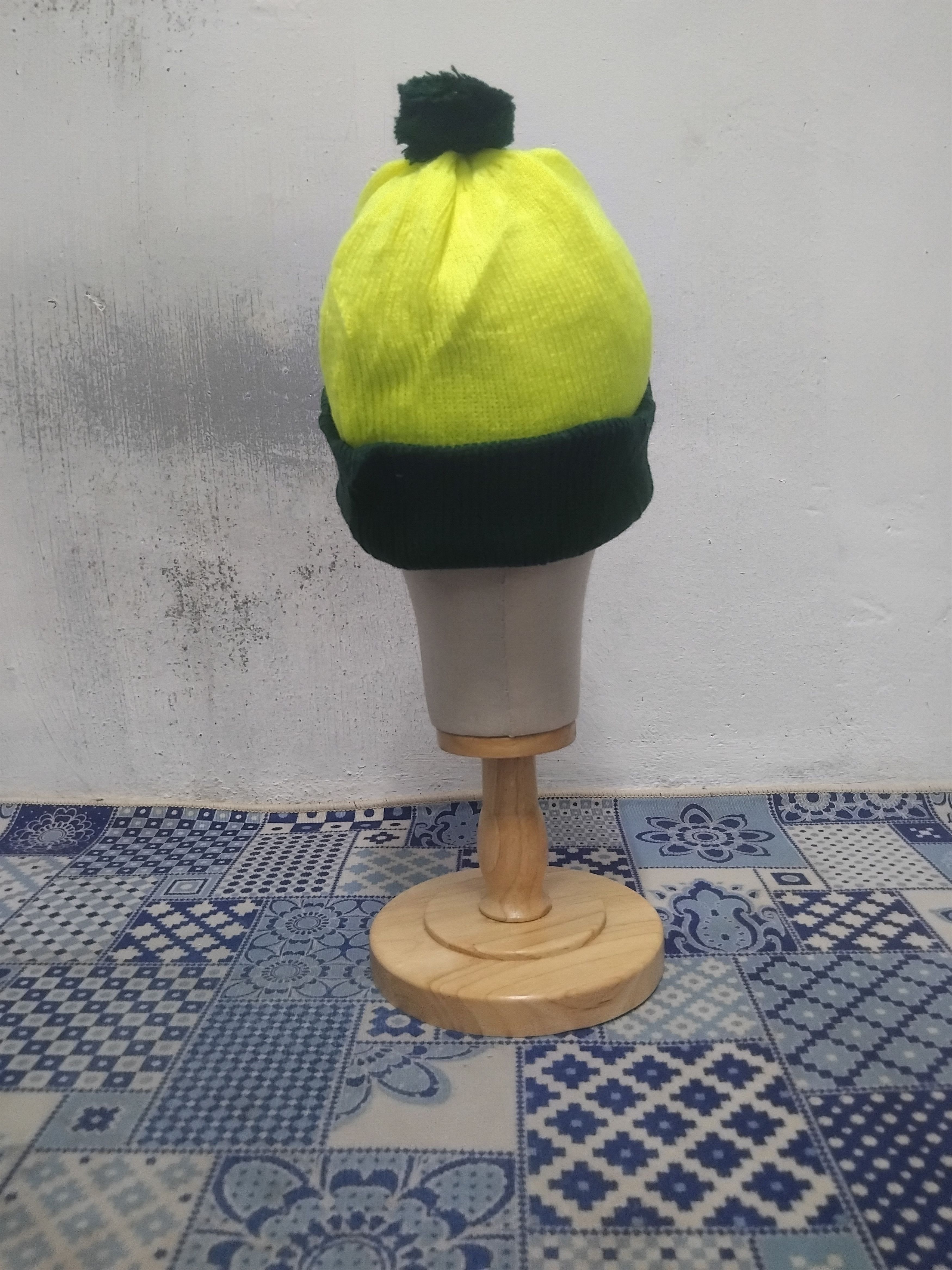 Japanese Brand 2 colour green Made in Japan Beanie Size ONE SIZE - 6 Thumbnail