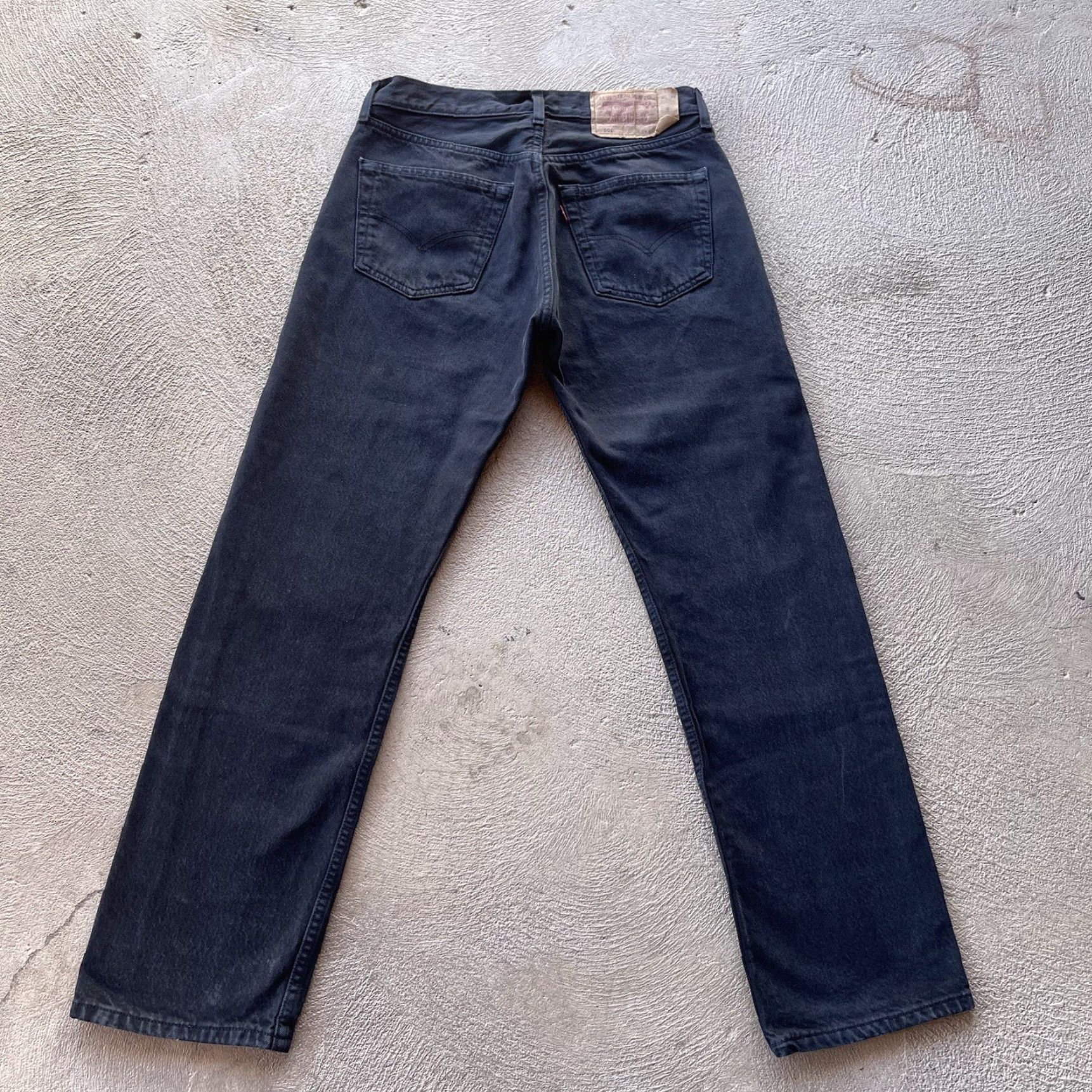 Levi's VINTAGE Levi's 501 Jeans Men 30x30 Black Straight Denim Pants 80s 90s Western Shirt Size US 30 / EU 46 - 2 Thumbnail