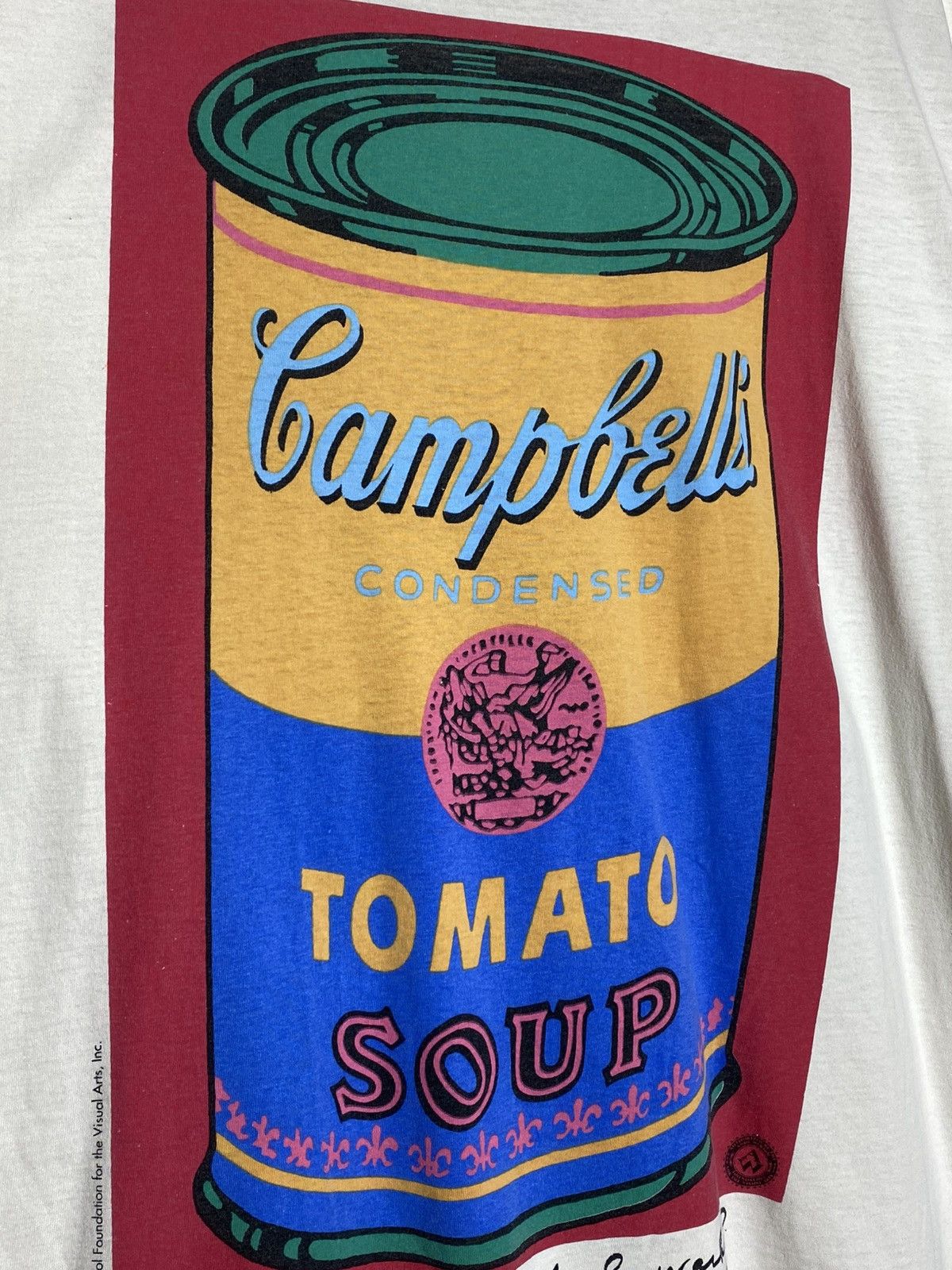 Andy Warhol 1993 Andy Warhol Tomato Soup Vintage Graphic T-shirt Size US XL / EU 56 / 4 - 5 Thumbnail