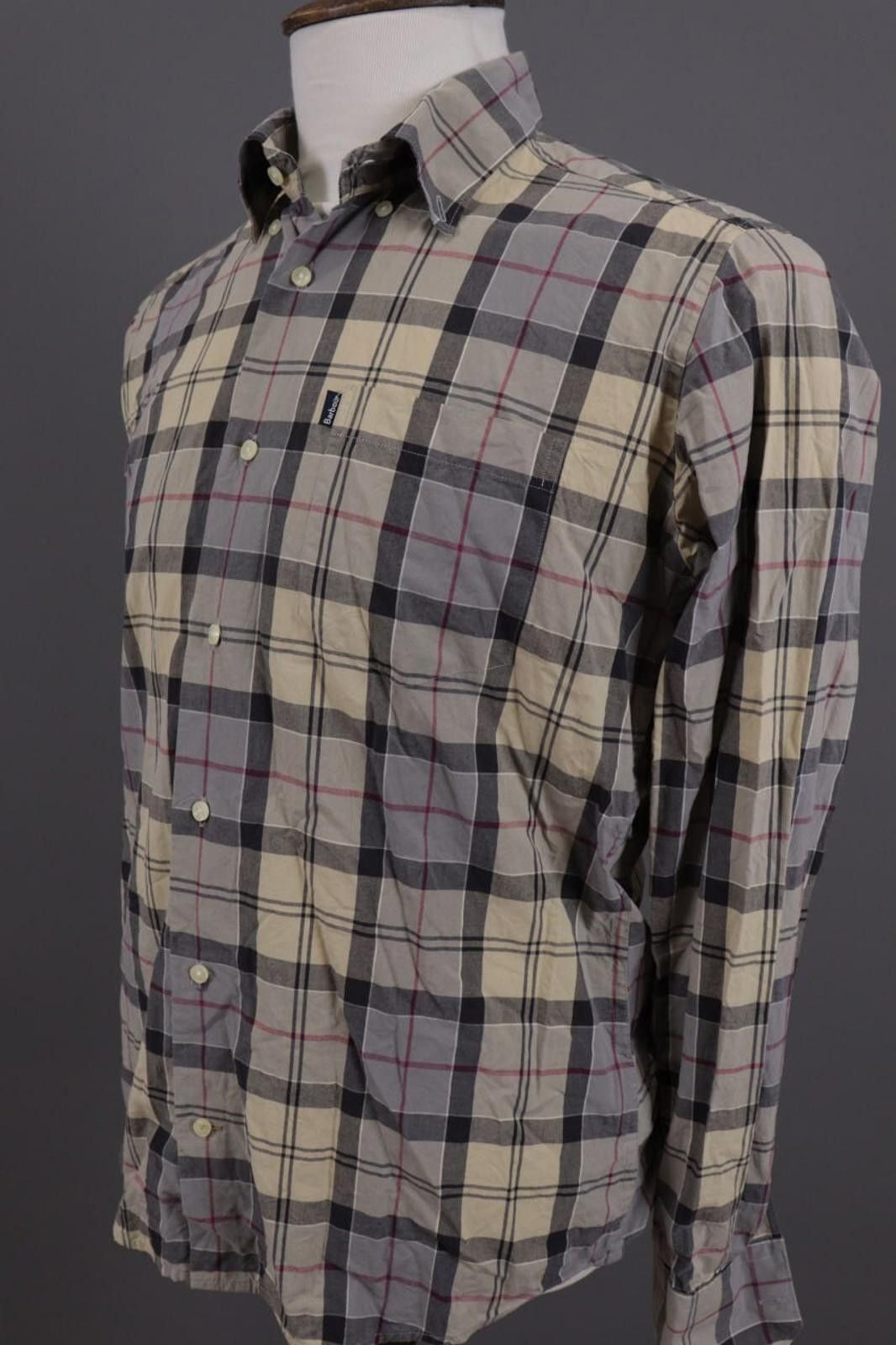 Barbour Barbour Herbert Tailored Fit Tartan Button Down Shirt Size M Size US L / EU 52-54 / 3 - 9 Thumbnail