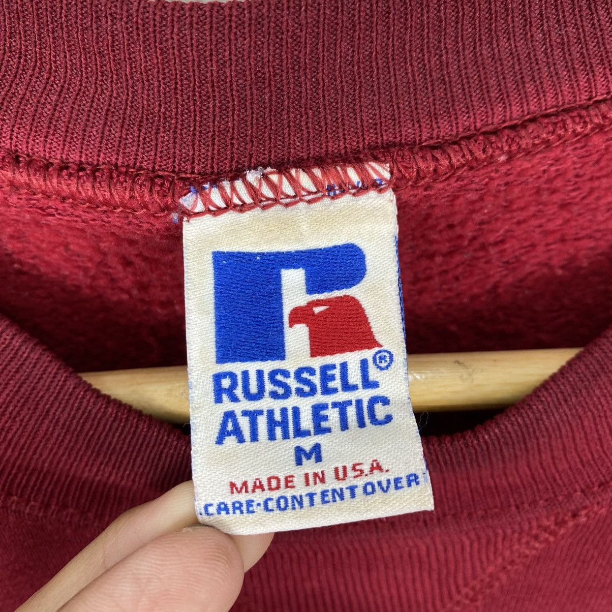 Vintage Vintage 90s Russell Athletic Crewneck Sweatshirt USA Made M Size US M / EU 48-50 / 2 - 6 Thumbnail