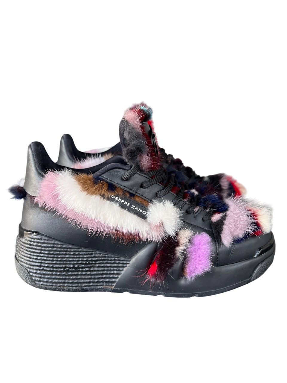 Giuseppe Zanotti Sneakers with fur Size US 6 / IT 36 - 6 Thumbnail