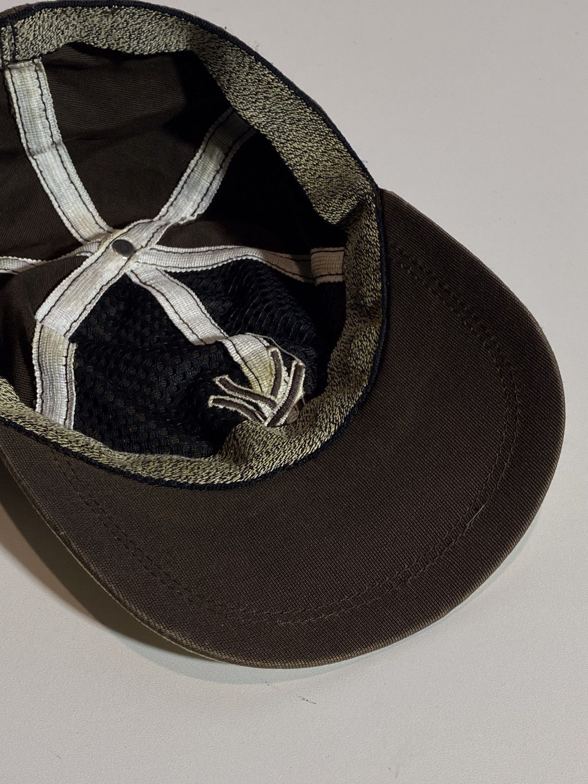 Vintage Vintage 90s New York Yankees hype y2k streetwear brown cap Size ONE SIZE - 9 Thumbnail