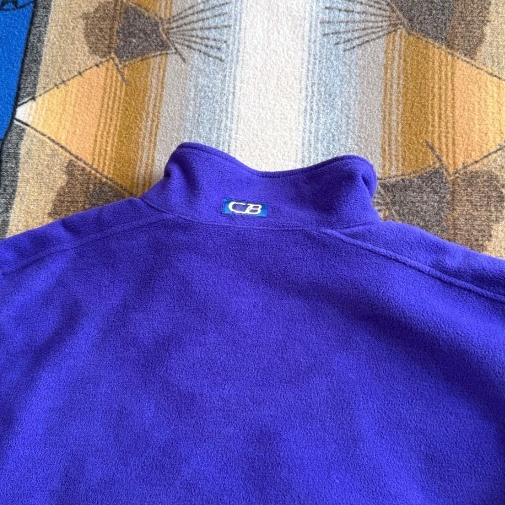 CB Sports VINTAGE 90s CB Sports Snap Fleece Pullover Men L Purple Red Solid Outdoor Winter Fall Spring Shirt Jacket? Size US L / EU 52-54 / 3 - 5 Thumbnail