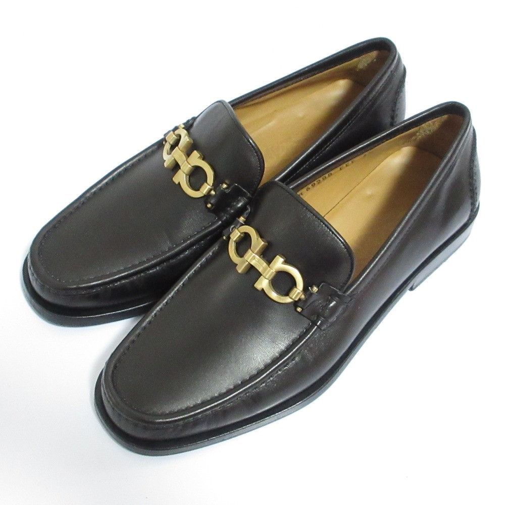 Salvatore Ferragamo Salvatore Ferragamo Salvatore Ferragamo Gancini Loafer Leather Shoes DUTY FREE for USA Size ONE SIZE - 1 Thumbnail