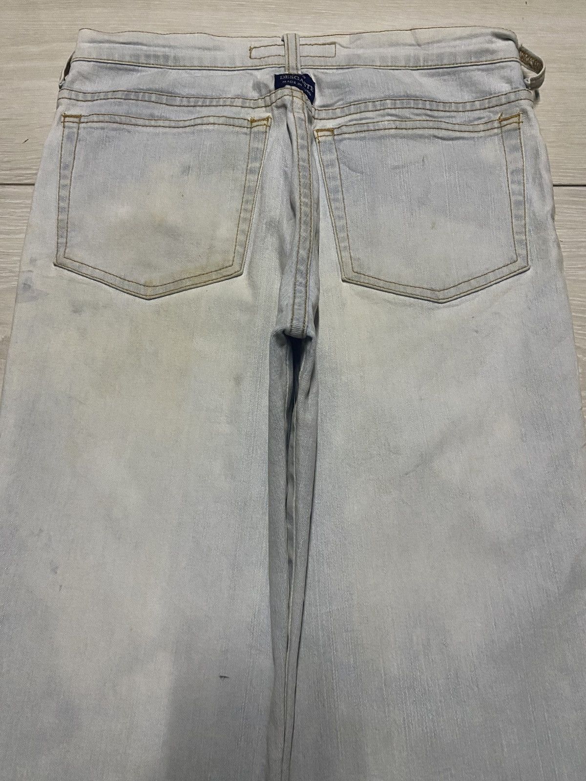 Vintage Vintage Desgaste Euro Claw Mark Flare Jeans Size 26" / US 2 / IT 38 - 4 Thumbnail