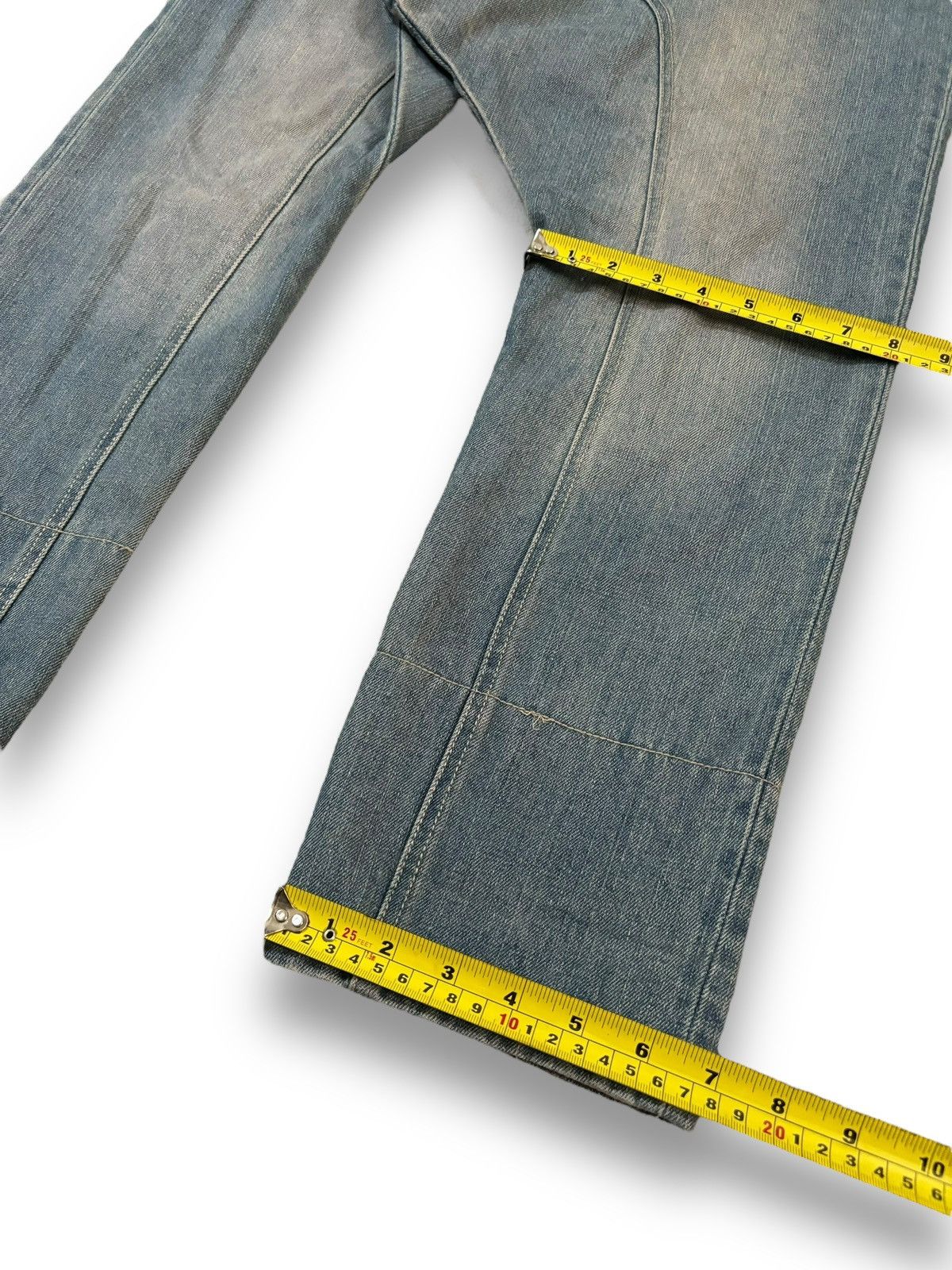 Other Y2K Japanese Rovtski Union Made Workwear Drop Crotch Jeans Size US 31 - 22 Thumbnail