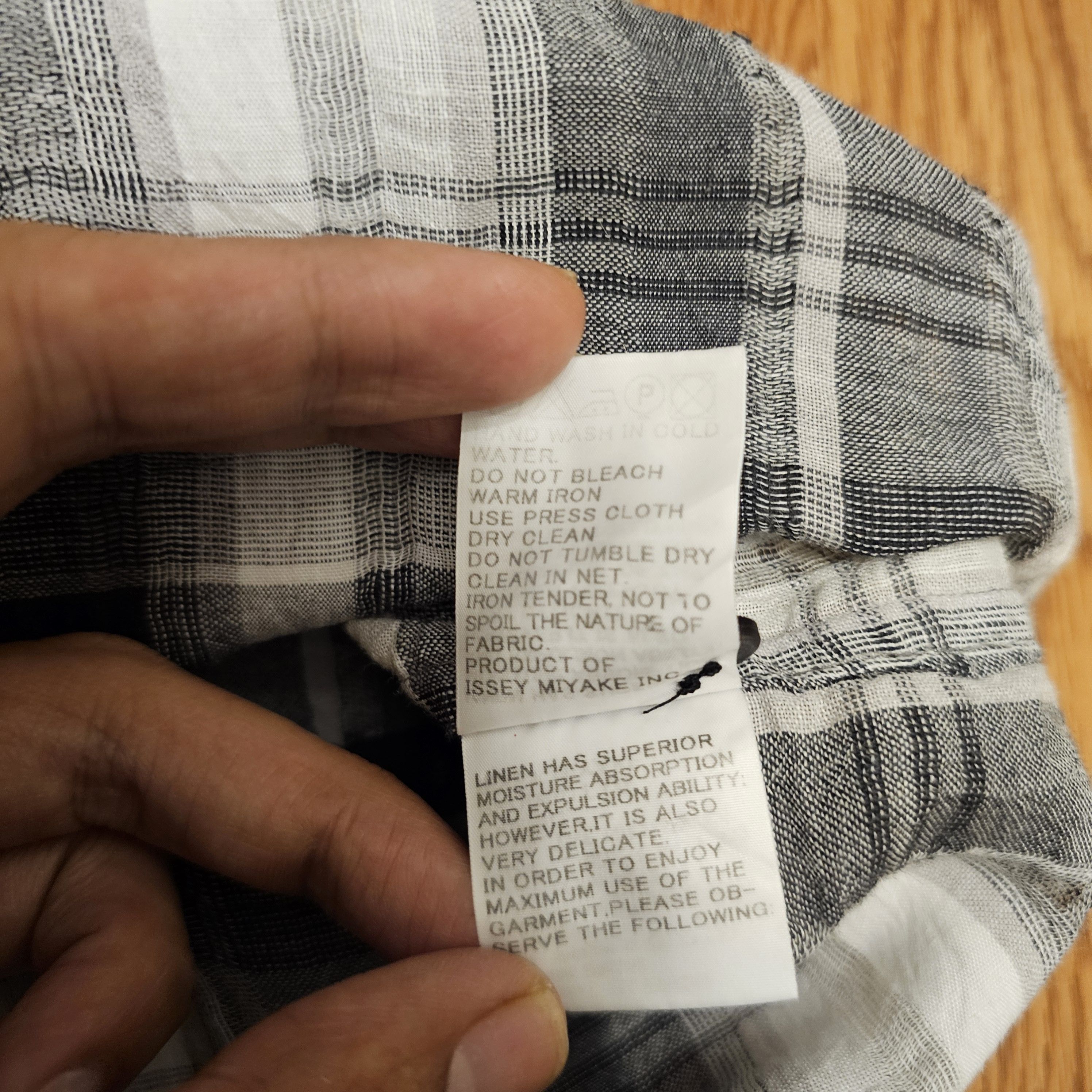 Issey Miyake Issey Miyake Men Linen Ramie Shirt Size US M / EU 48-50 / 2 - 9 Thumbnail
