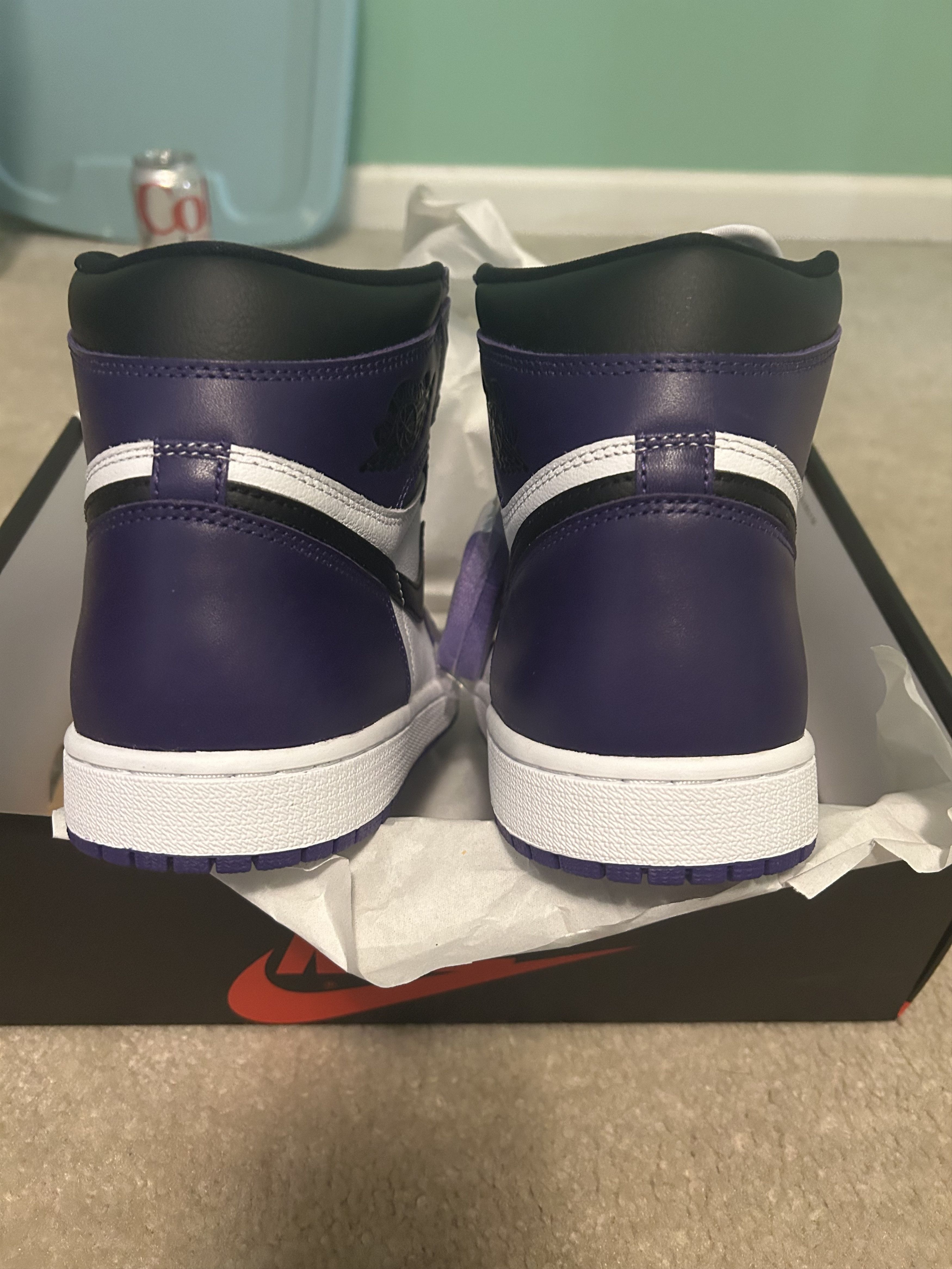 Jordan Brand Air Jordan 1 Retro High OG "Court Purple" – Deadstock Size US 11 / EU 44 - 4 Thumbnail