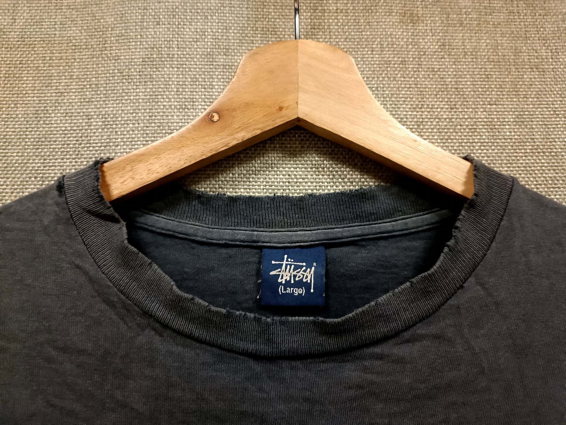 Stussy vintage t shirt stussy distressed Size US L / EU 52-54 / 3 - 2 Thumbnail