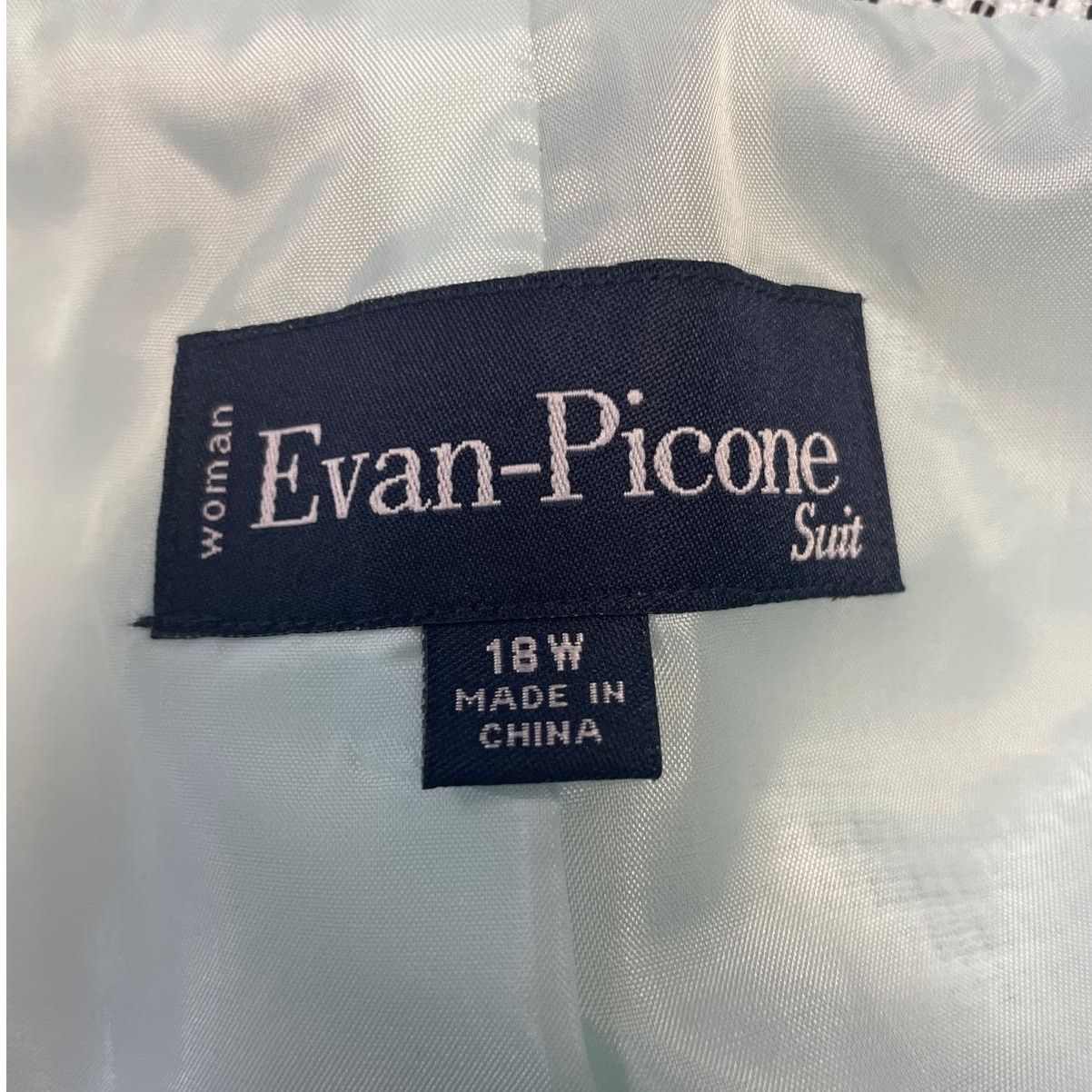 Evan Picone Evan-Picone Womens Plus Size 18W Single Button Suit Jacket Size XXL / US 16-18 / IT 52-54 - 5 Thumbnail