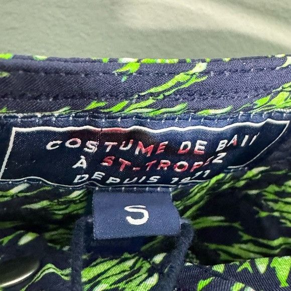 Vilebrequin Vilebrequin Fish Foot Swim Trunks Shorts Blue Green Men’s Sm Size US 30 / EU 46 - 3 Thumbnail