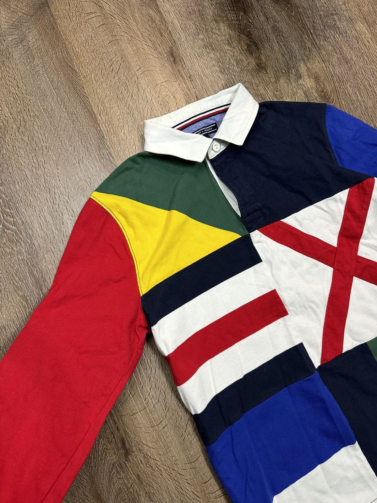 Rugby Ralph Lauren × Tommy Hilfiger Tommy Hilfiger Rugby Shirt Style Ralph Lauren Y2K Size US L / EU 52-54 / 3 - 2 Thumbnail