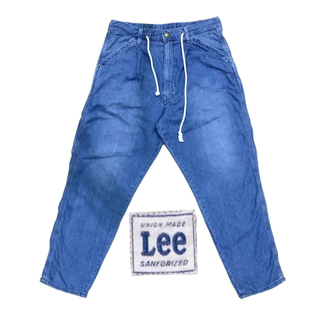 image of Jnco x Lee Vintage 50S Union Made Lee Sanforized Baggy Carpenter Jeans in Blue, Men's (Size 30)