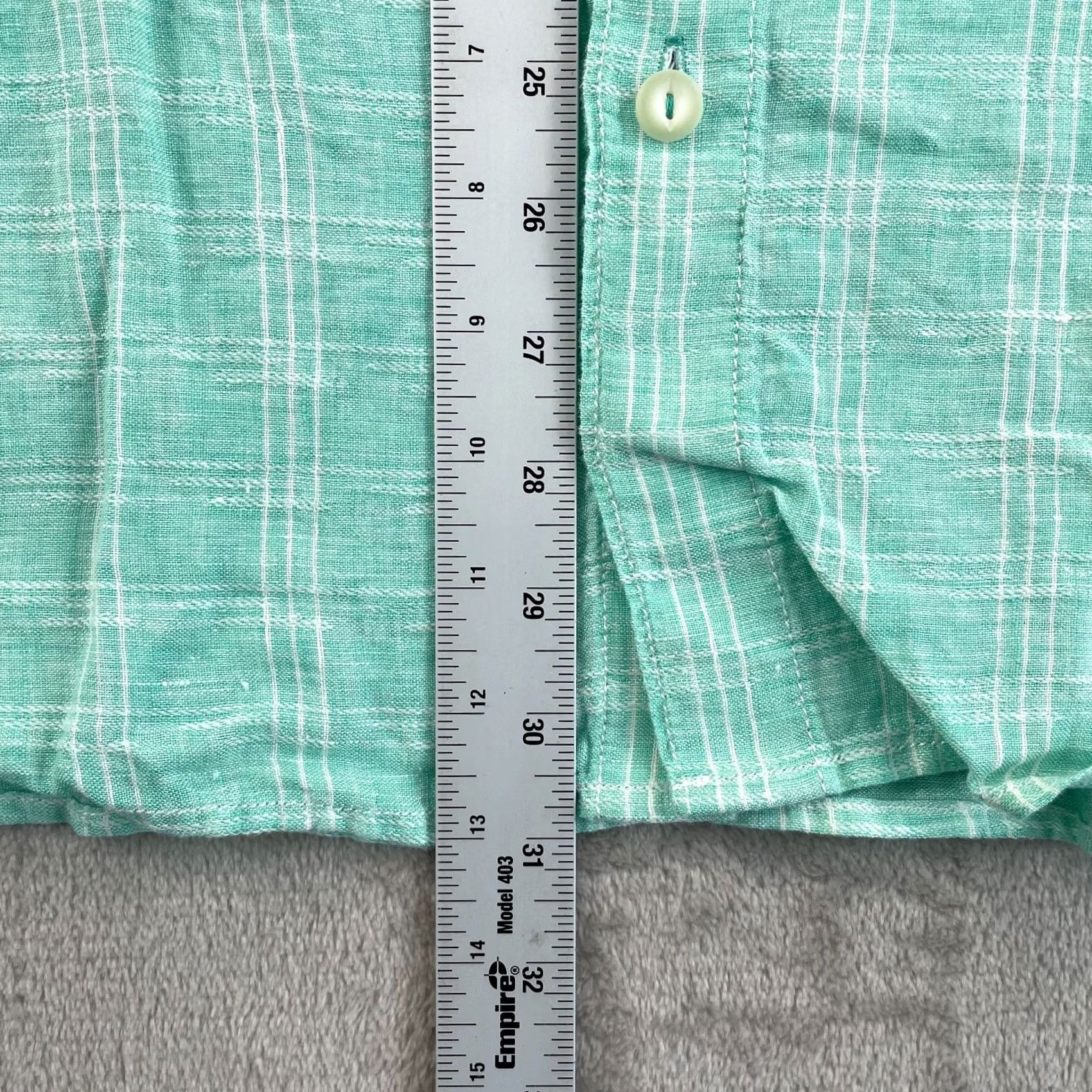 Tommy Bahama Tommy Bahama Ventana Shirt Men XL Bouquet Green 100% Linen Textured NWOT Shirt Mens XL Green Plaid Beach Casual 100% Linen Ventana Size US XL / EU 56 / 4 - 7 Thumbnail